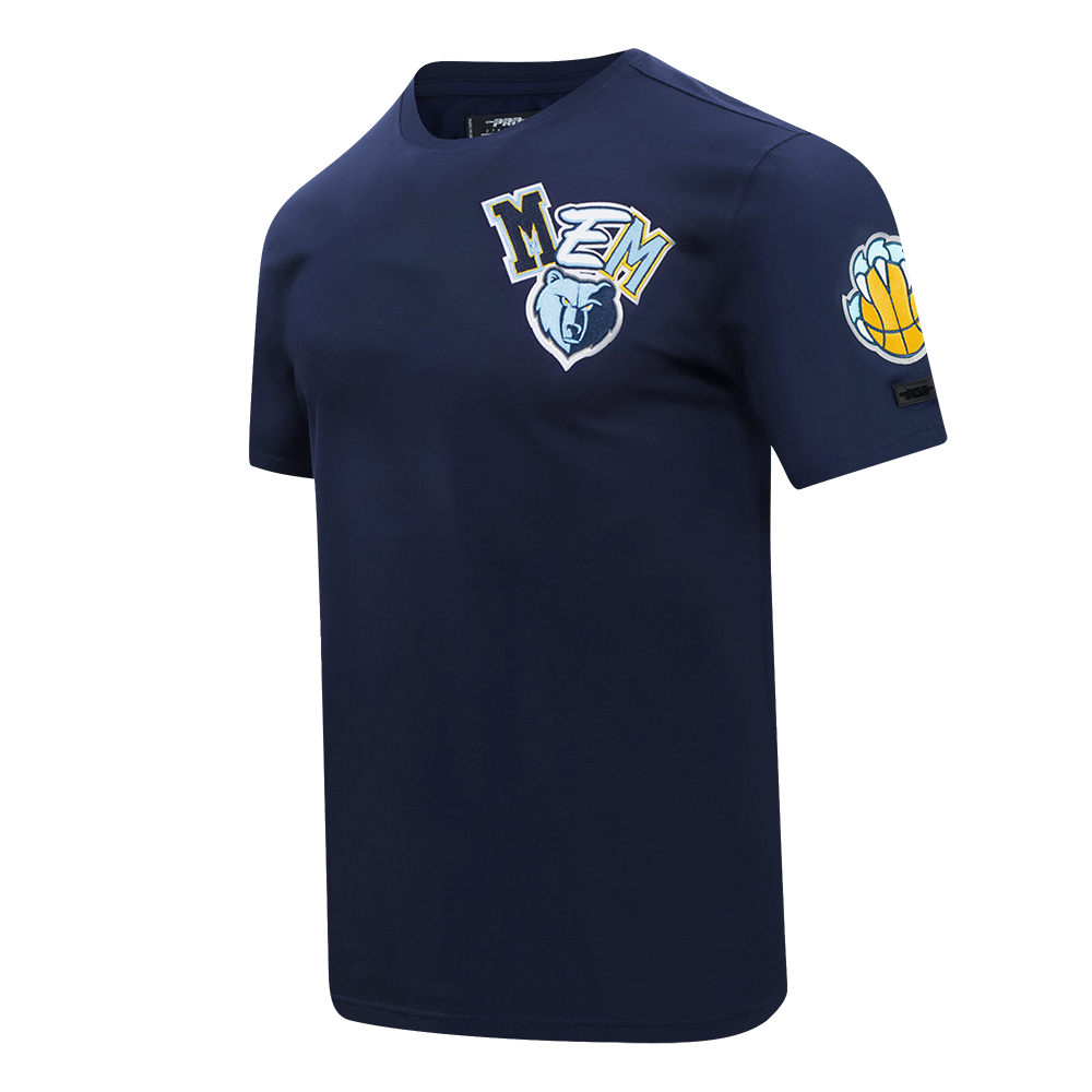 Pro Standard Men's Memphis Grizzlies 2025 Ransom Short Sleeve Tee-Navy - NAVY Thumbnail View 3