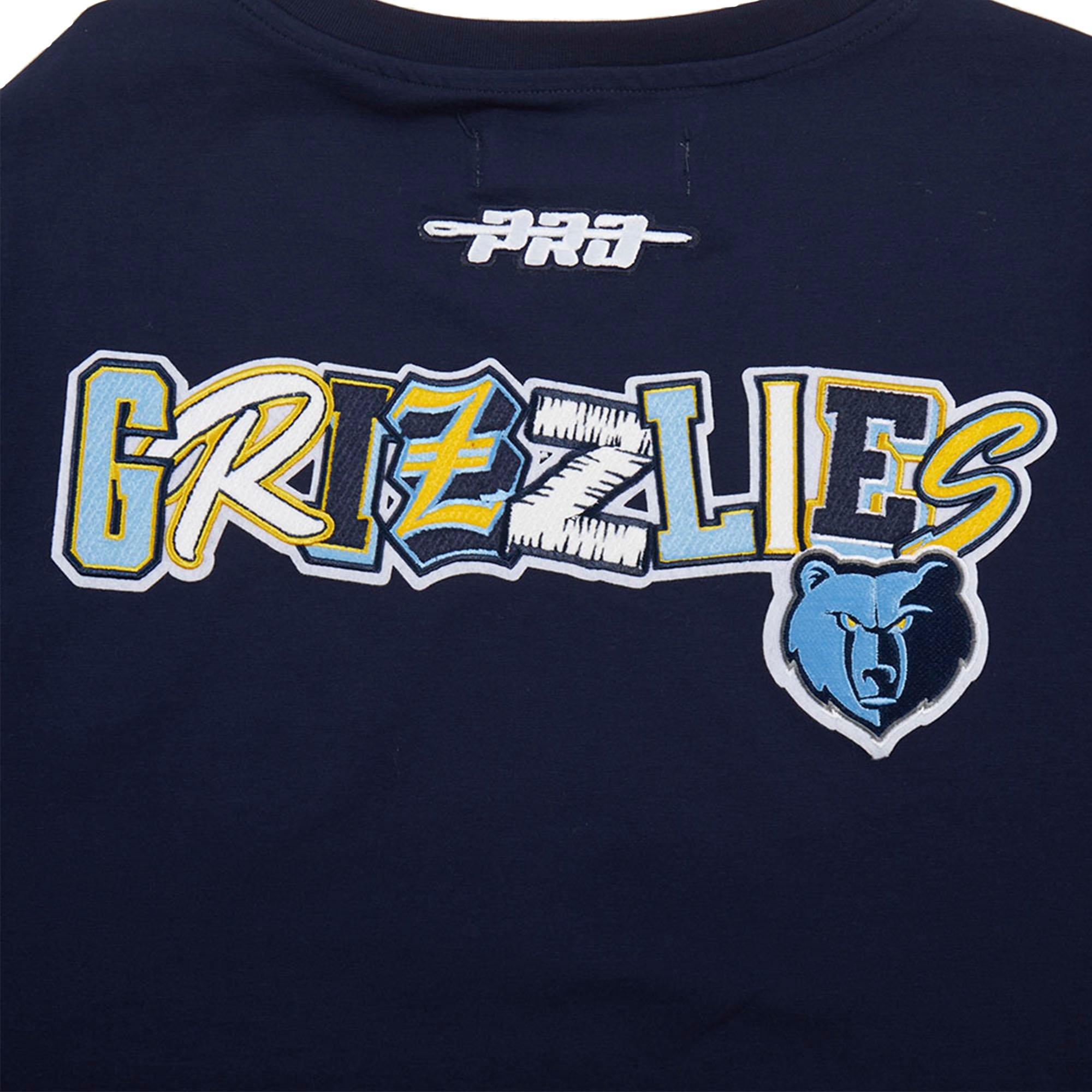 Pro Standard Men's Memphis Grizzlies 2025 Ransom Short Sleeve Tee-Navy - NAVY Thumbnail View 5