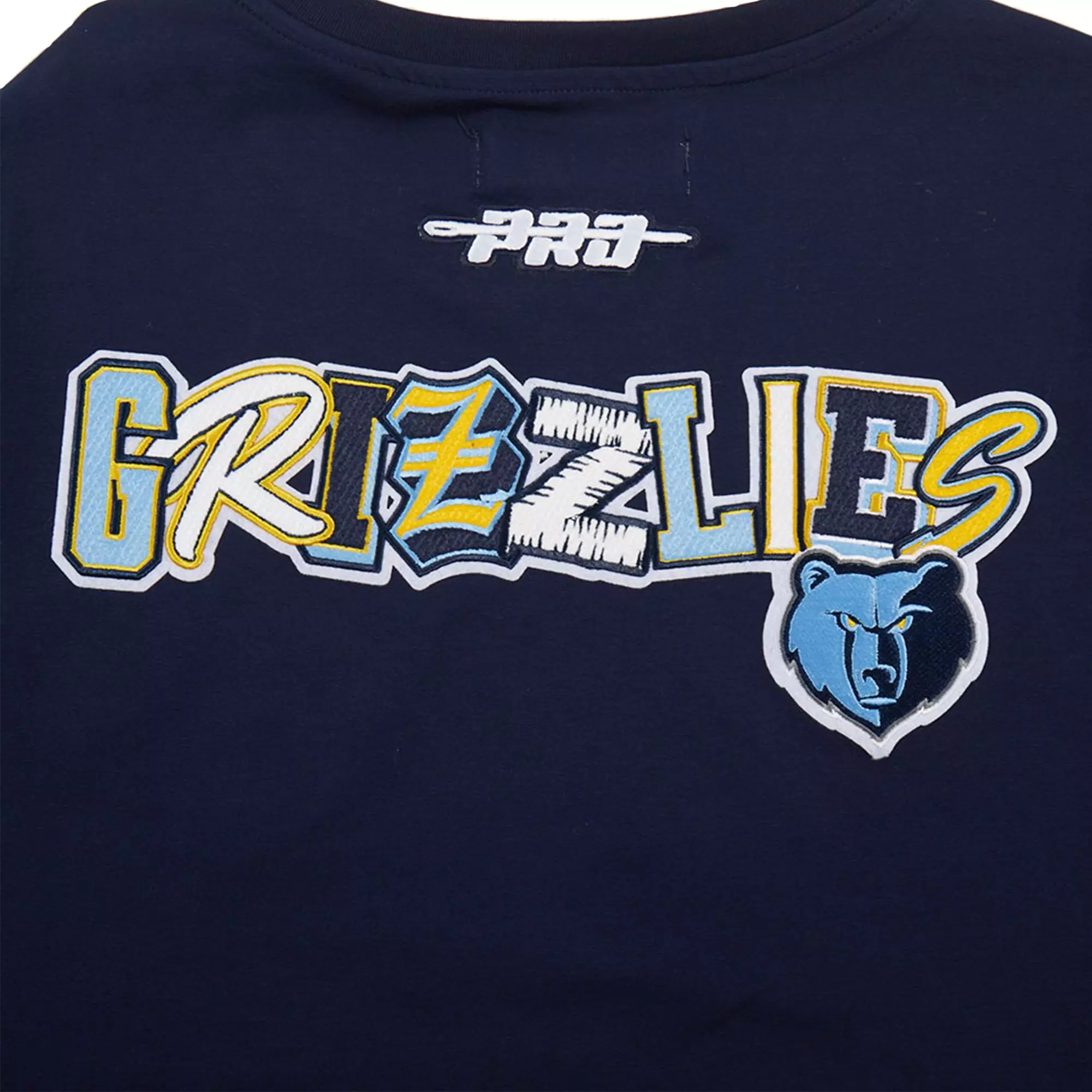Pro Standard Men's Memphis Grizzlies 2025 Ransom Short Sleeve Tee-Navy - NAVY