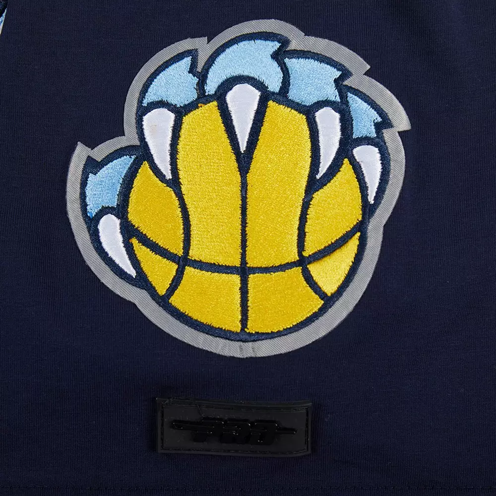 Pro Standard Men's Memphis Grizzlies 2025 Ransom Short Sleeve Tee-Navy - NAVY