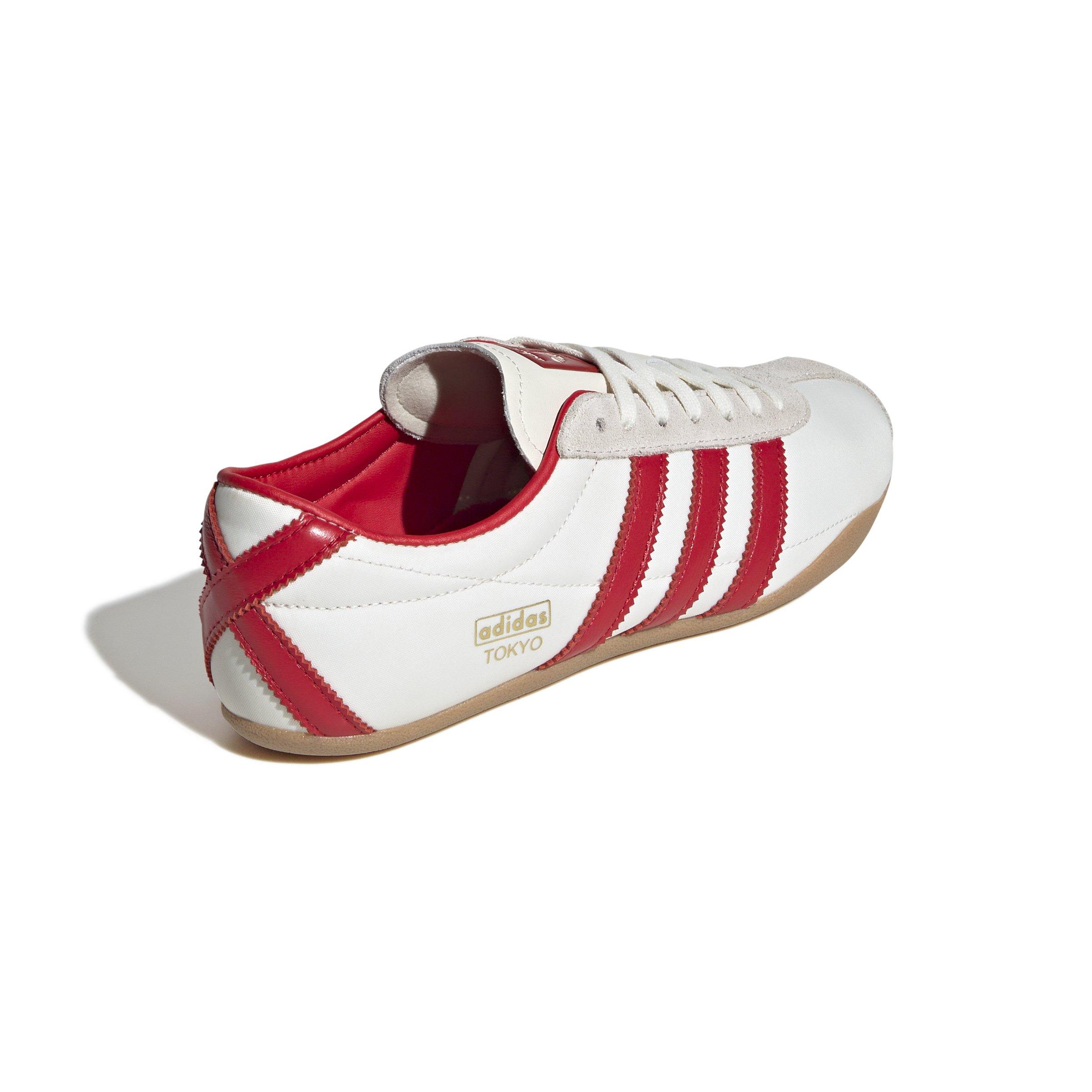 adidas Originals Tokyo "Off White/Better Scarlet/Gum" Women's Shoe - WHITE/RED Thumbnail View 3