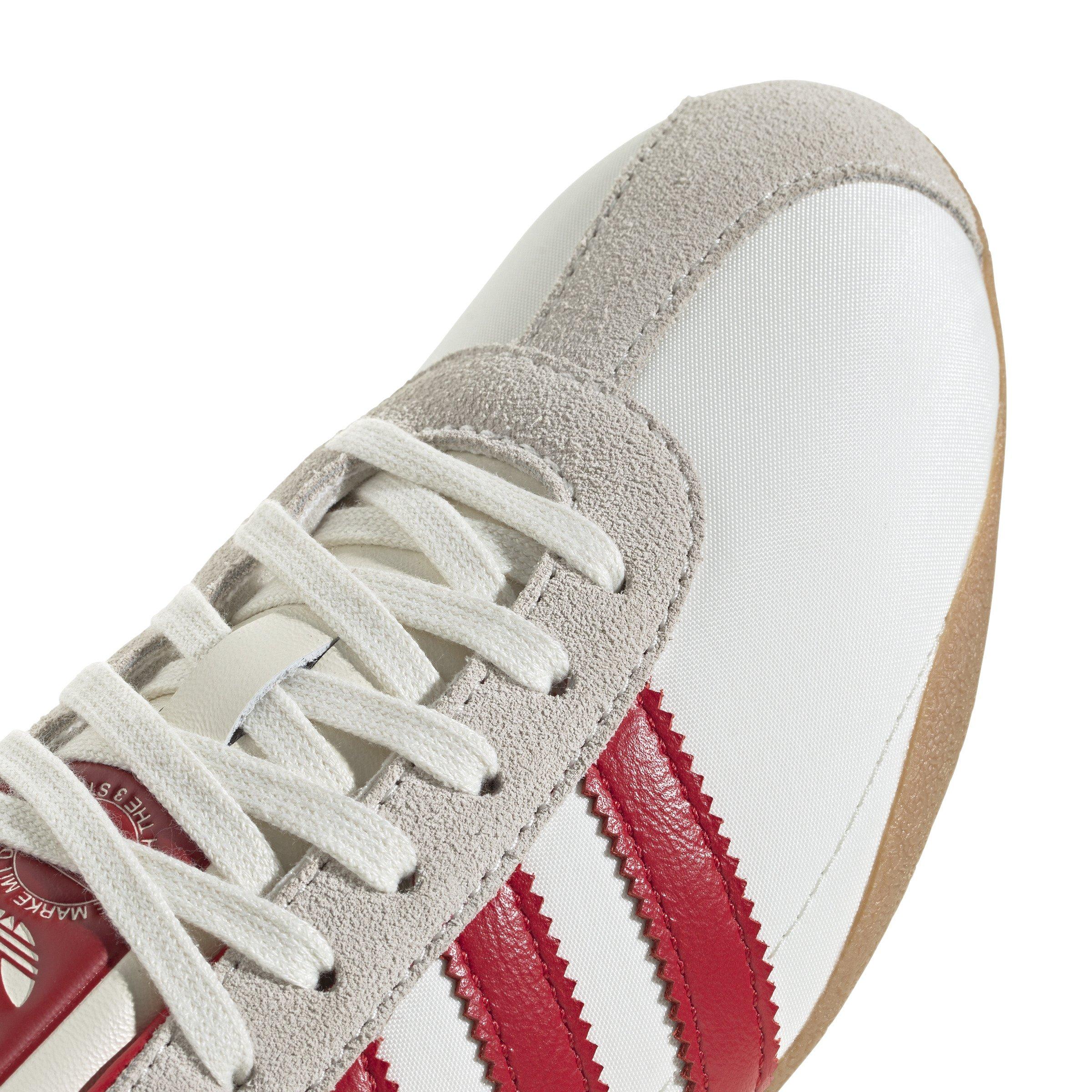 adidas Originals Tokyo "Off White/Better Scarlet/Gum" Women's Shoe - WHITE/RED Thumbnail View 4