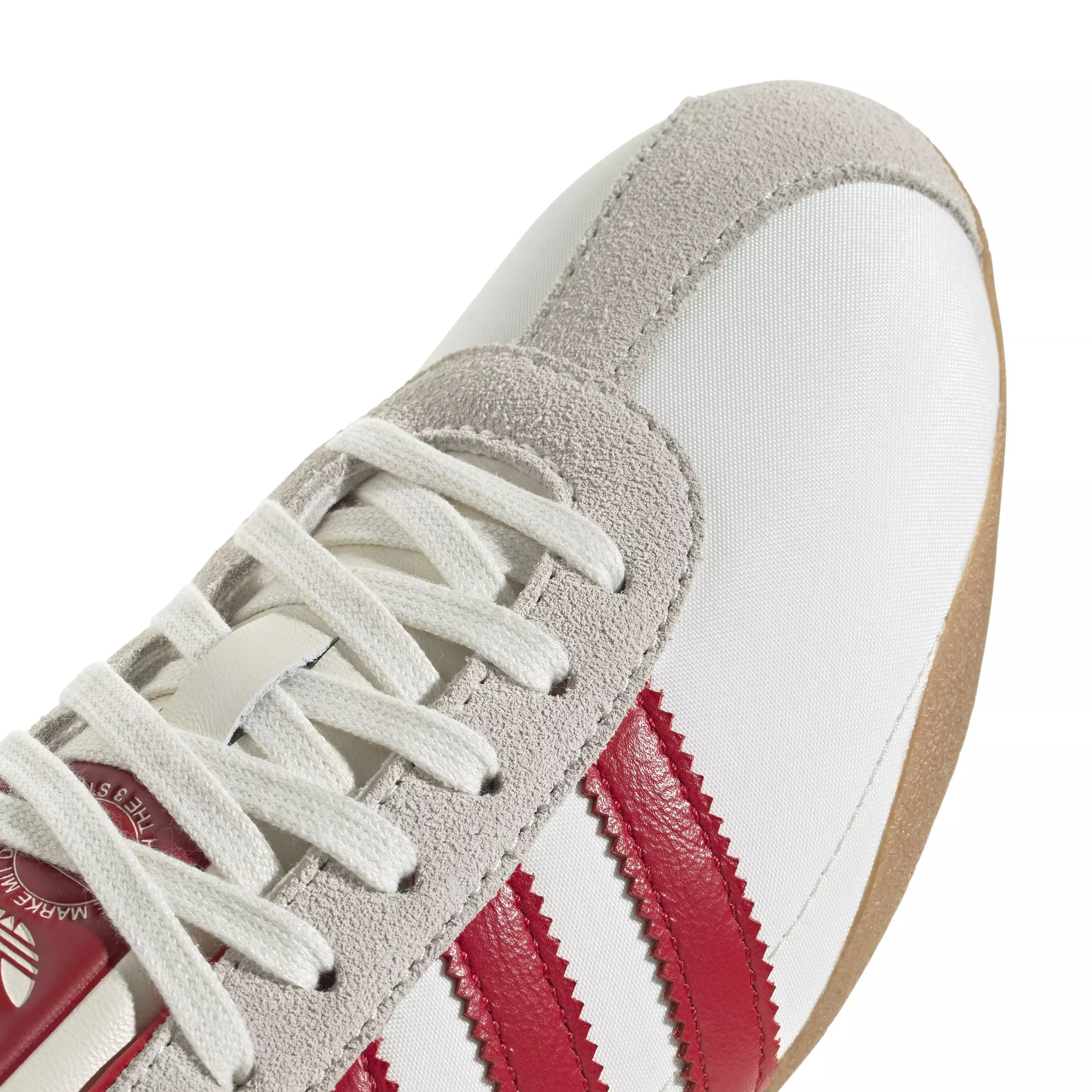 adidas Originals Tokyo "Off White/Better Scarlet/Gum" Women's Shoe - WHITE/RED