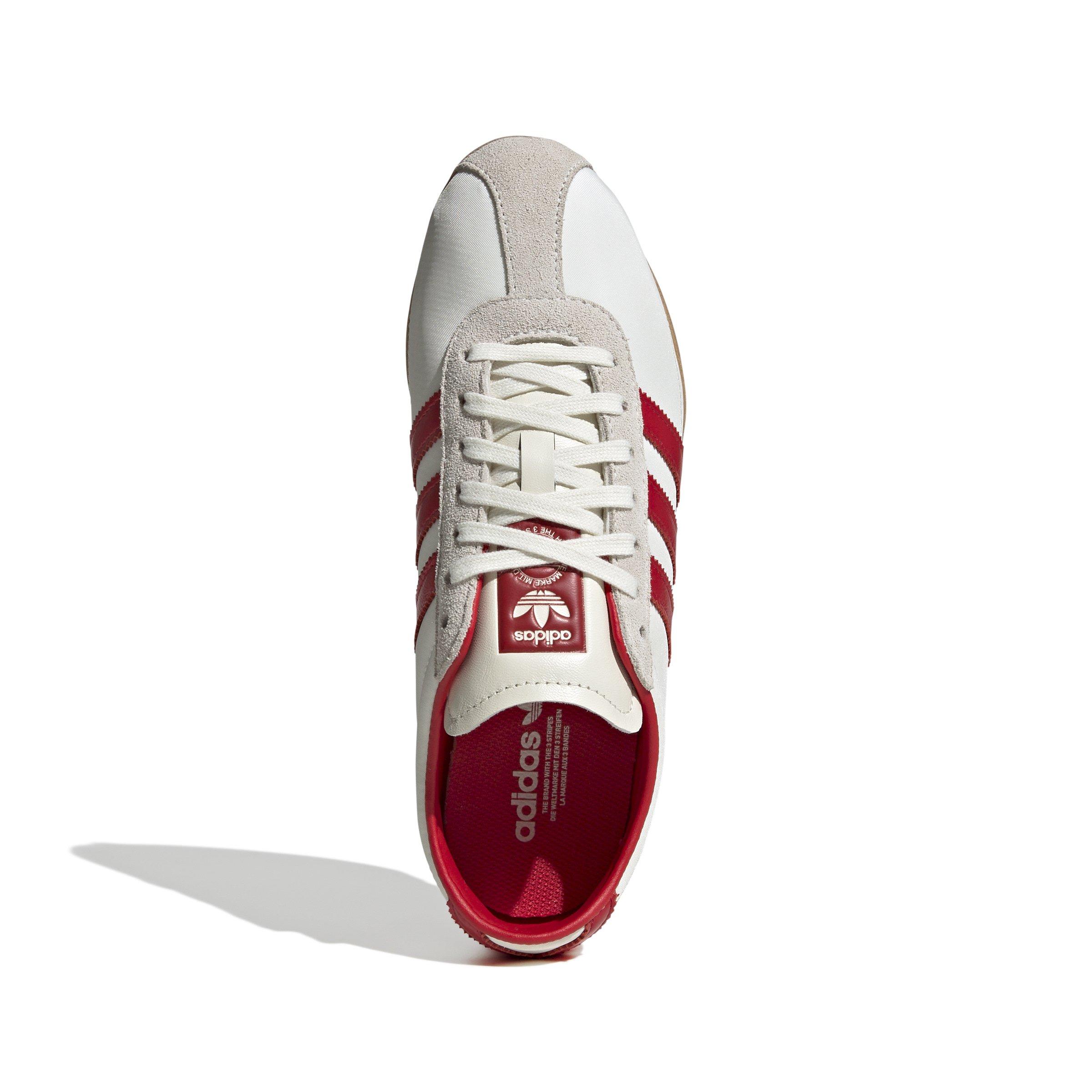adidas Originals Tokyo "Off White/Better Scarlet/Gum" Women's Shoe - WHITE/RED Thumbnail View 5