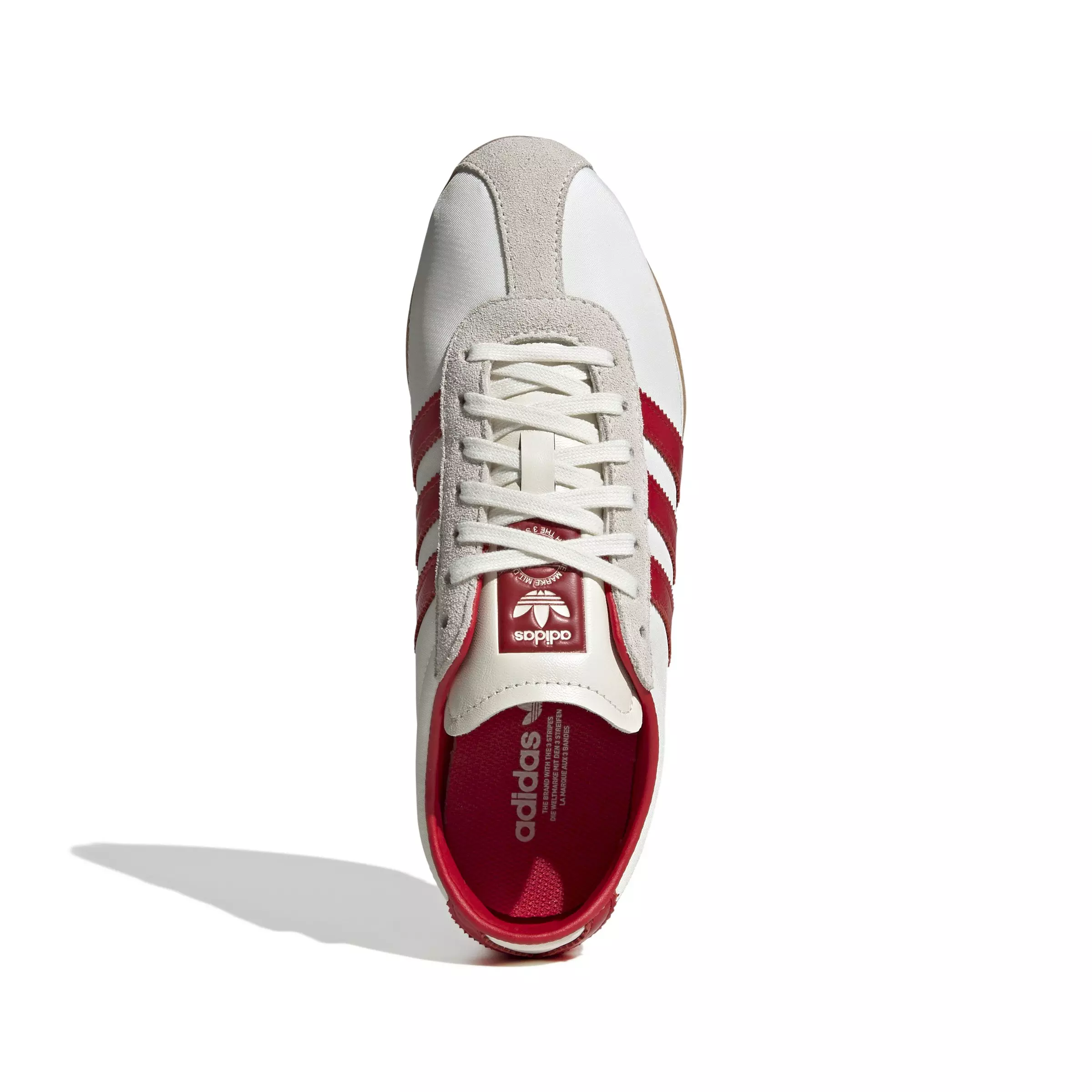 adidas Originals Tokyo "Off White/Better Scarlet/Gum" Women's Shoe - WHITE/RED