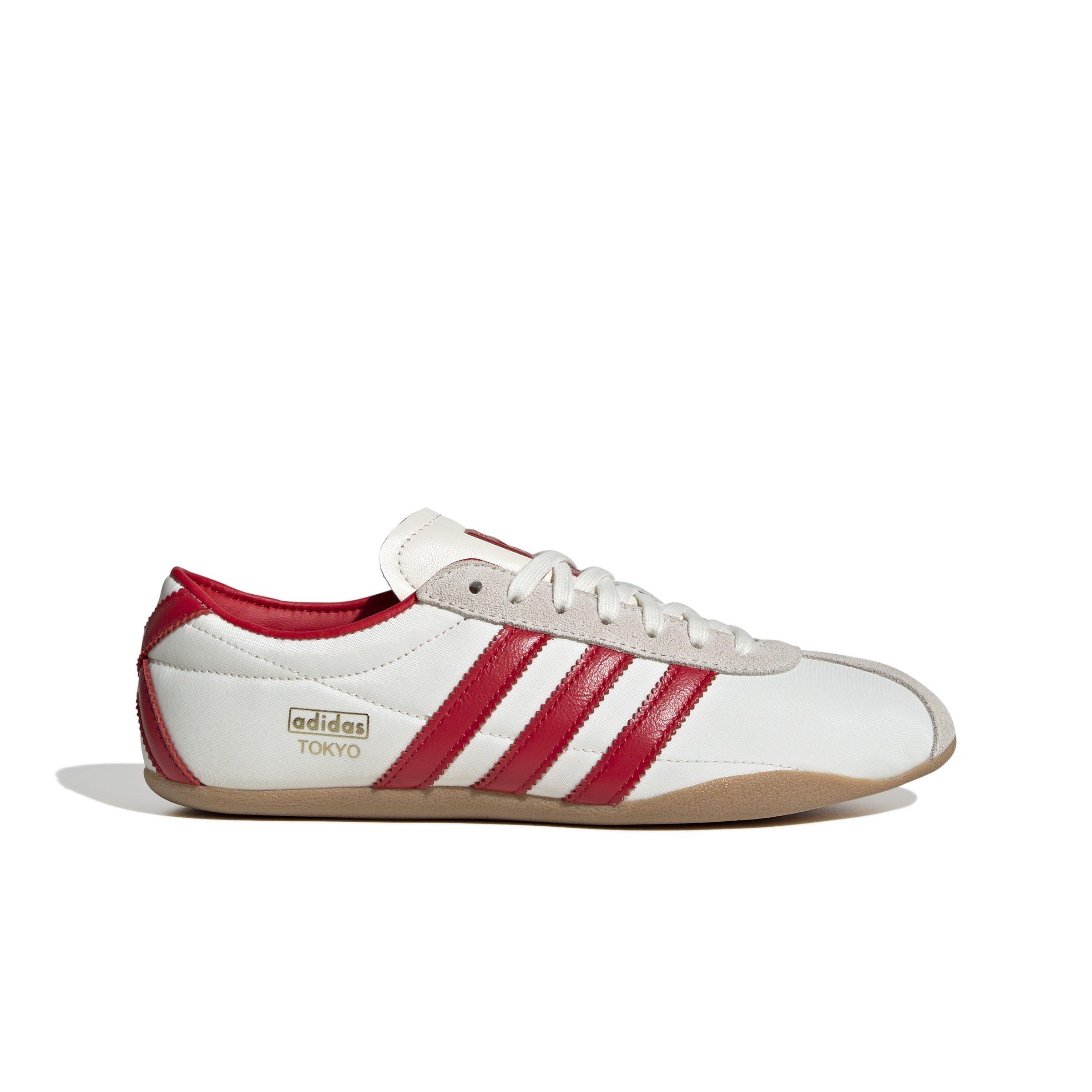 adidas Originals Tokyo "Off White/Better Scarlet/Gum" Women's Shoe - WHITE/RED Thumbnail View 1