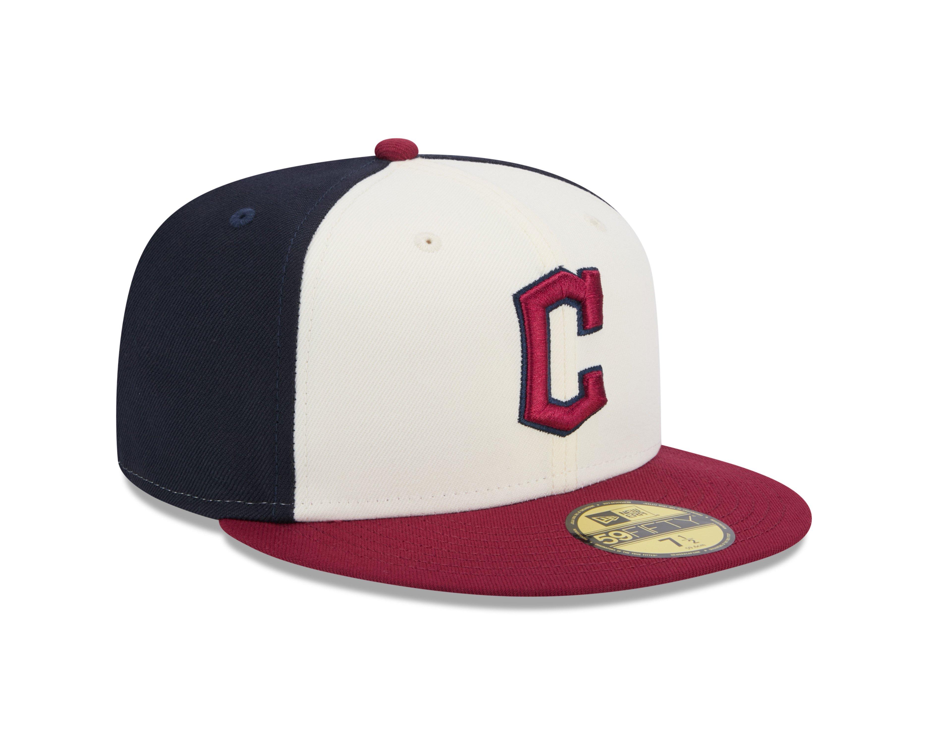New Era Cleveland Guardians 59FIFTY City Connect Fitted Cap-Cream/Red
