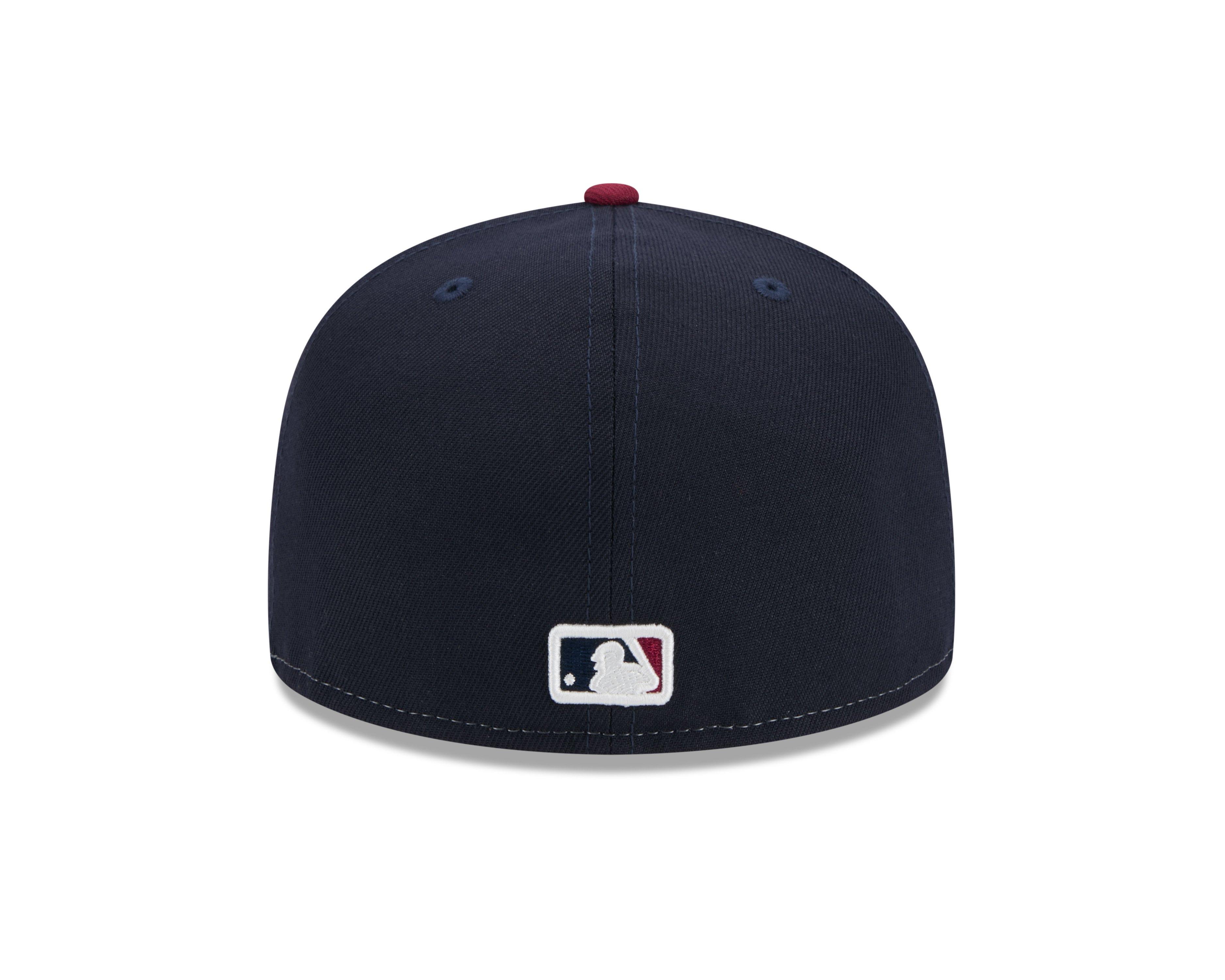 New Era Cleveland Guardians 59FIFTY City Connect Fitted Cap-Cream/Red