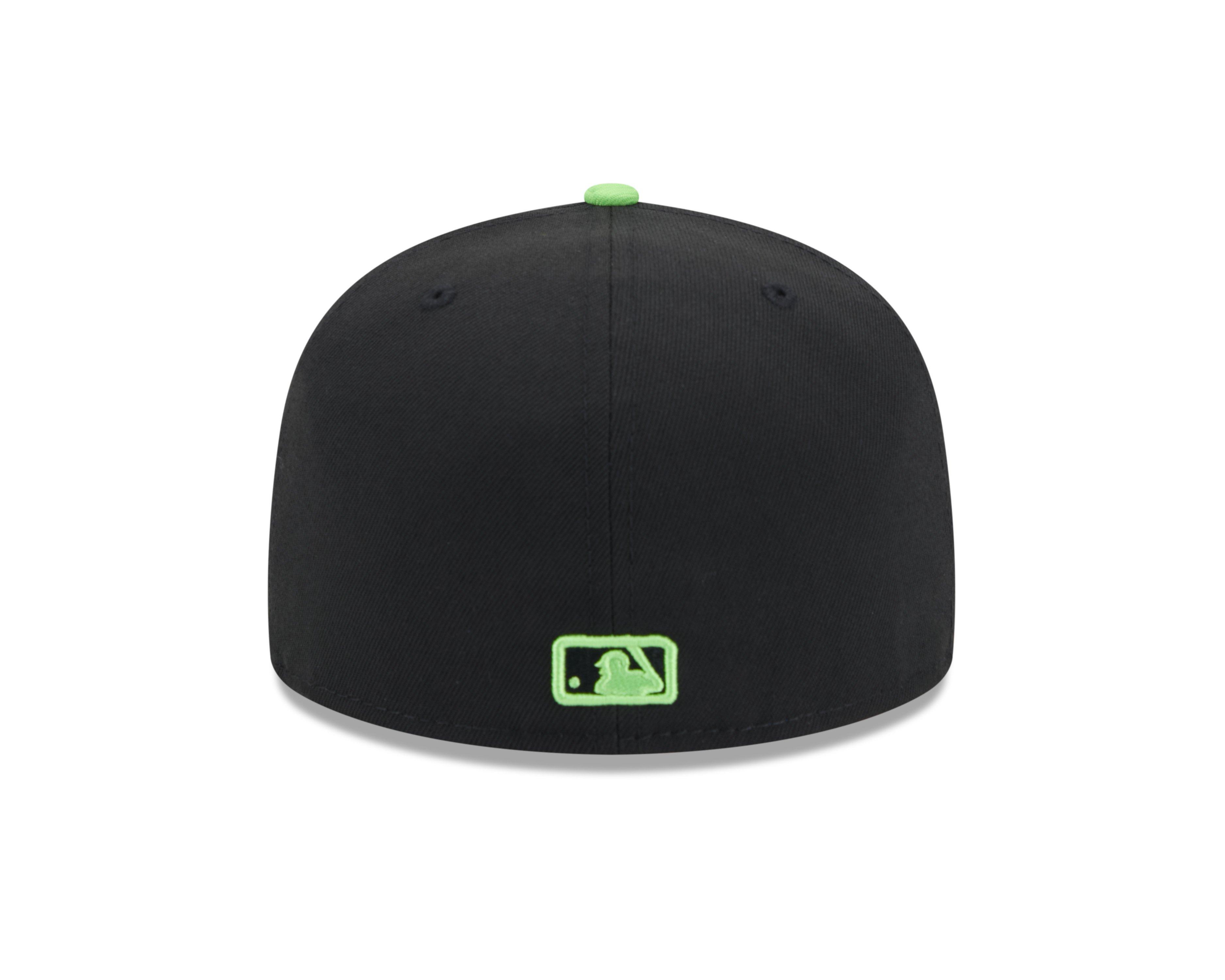 New Era Tampa Bay Rays 59FIFTY City Connect Fitted Cap - Black/Purple - BLACK/PURPLE Thumbnail View 3
