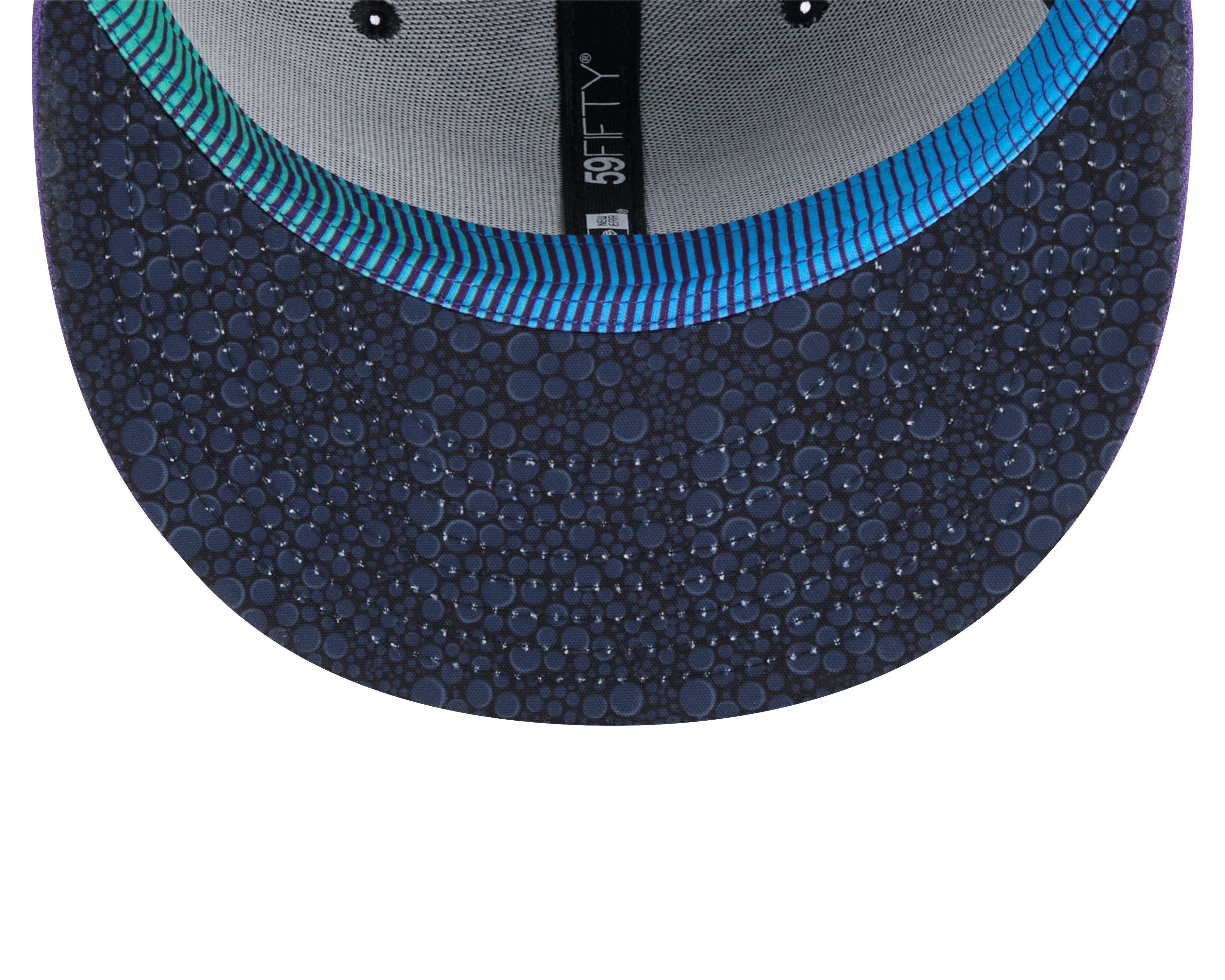 New Era Tampa Bay Rays 59FIFTY City Connect Fitted Cap - Black/Purple - BLACK/PURPLE Thumbnail View 4