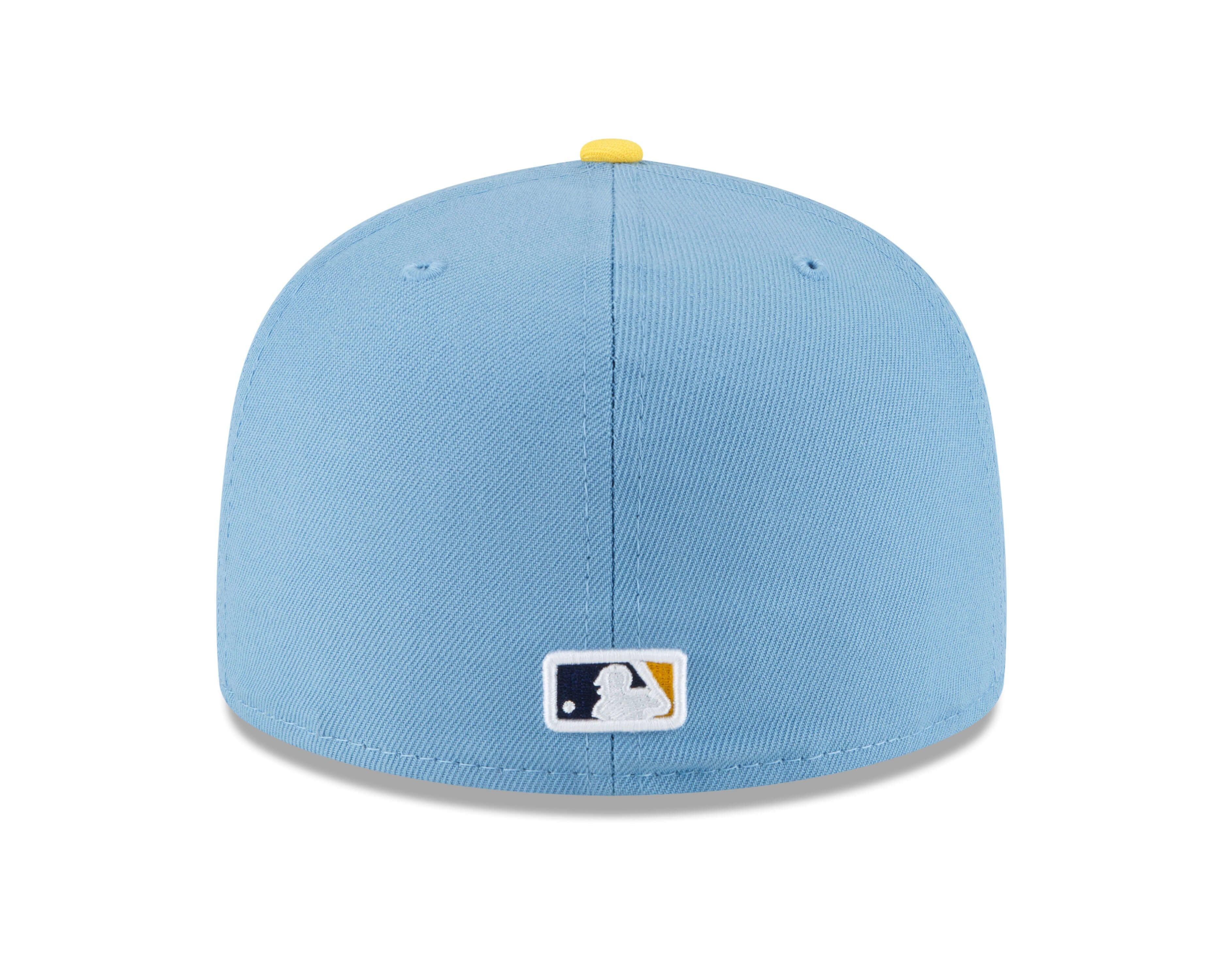 New Era Milwaukee Brewers 59FIFTY City Connect Fitted Cap-Blue - BLUE Thumbnail View 3