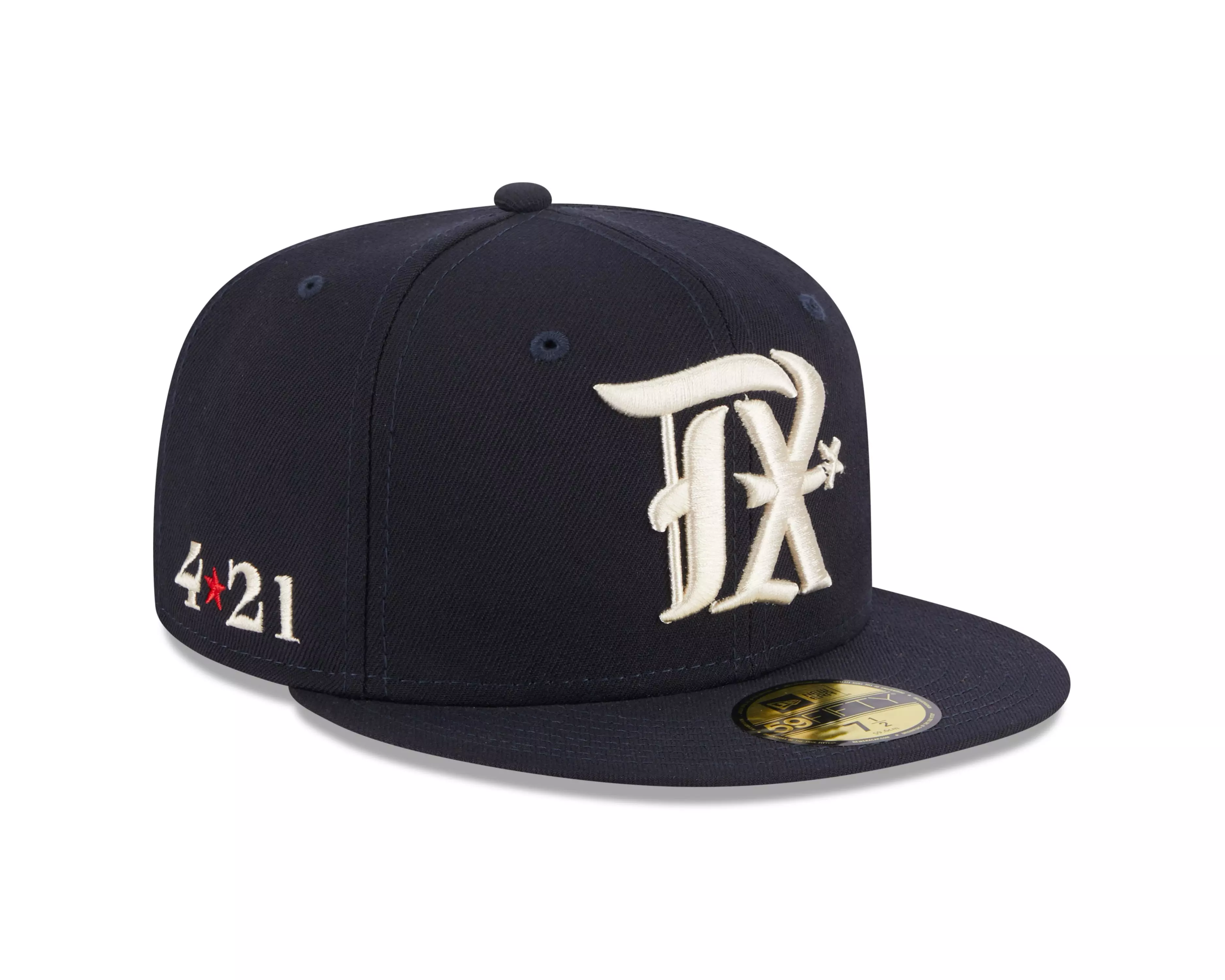 New Era Texas Rangers 59FIFTY City Connect Fitted Cap - Navy - NAVY