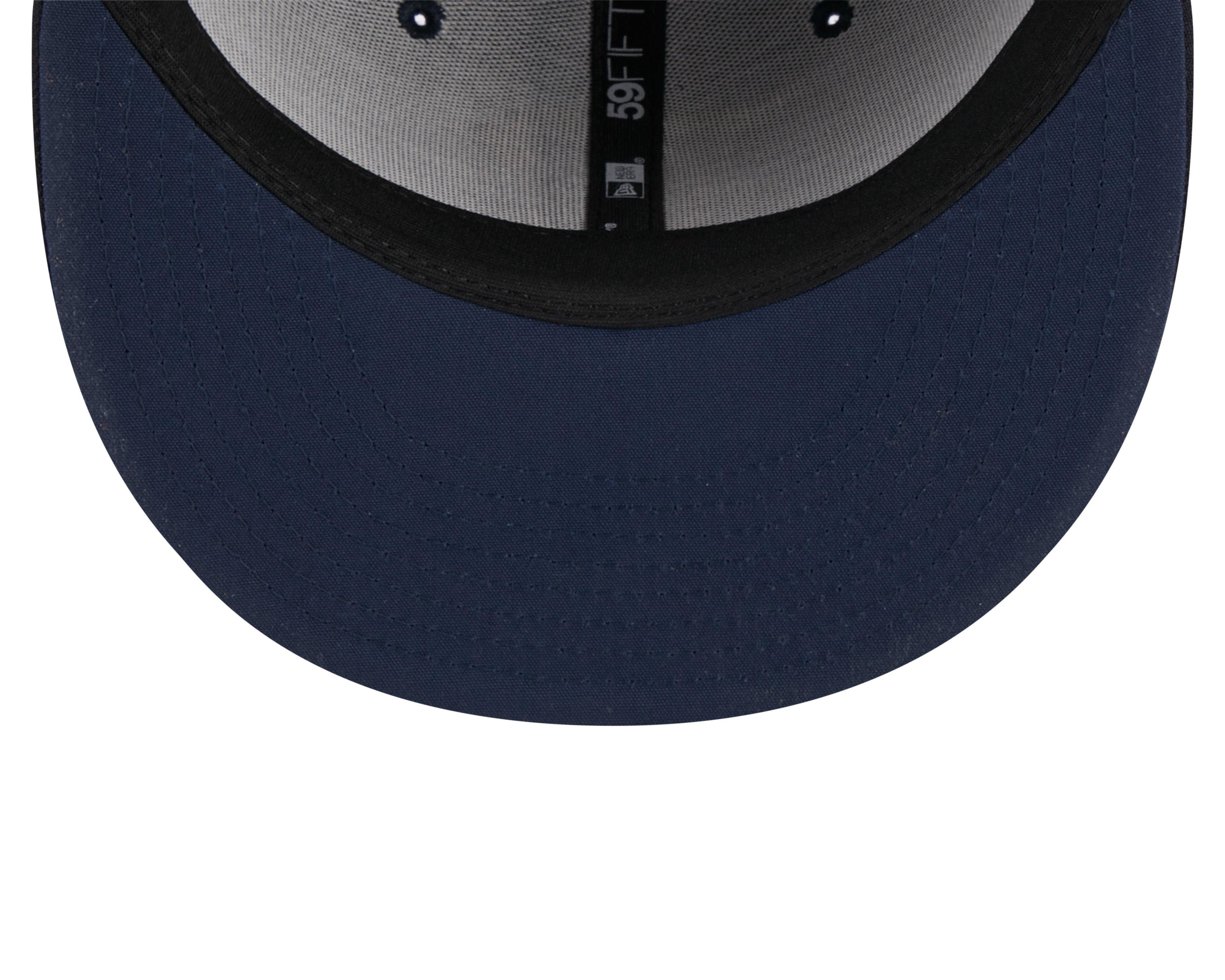 New Era Texas Rangers 59FIFTY City Connect Fitted Cap - Navy - NAVY Thumbnail View 4