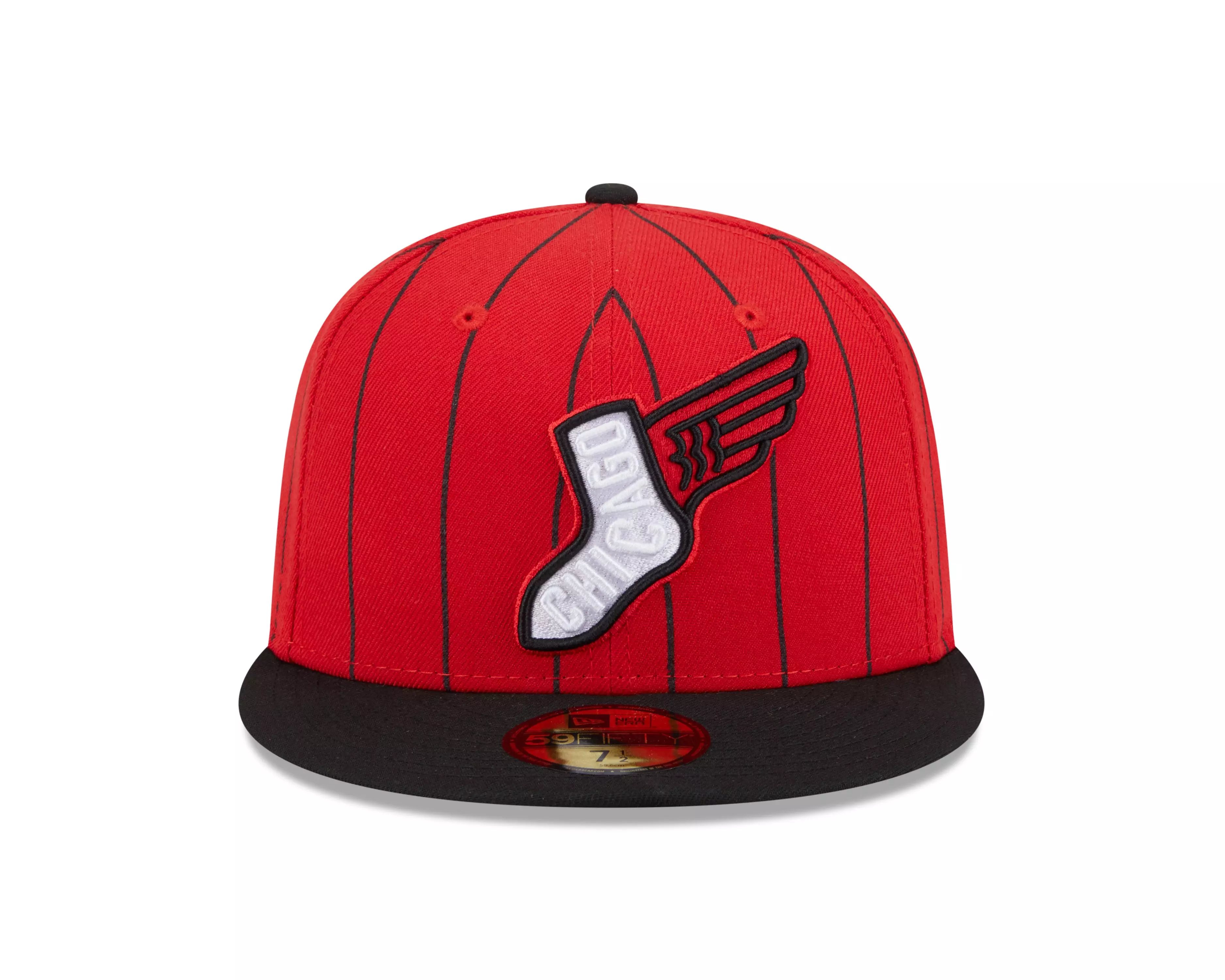 New Era Chicago White Sox 59FIFTY 2025 City Connect Fitted Cap - Red - BLACK