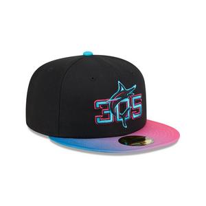 New Era Miami Marlins 59FIFTY 2025 City Connect Fitted Cap-Black