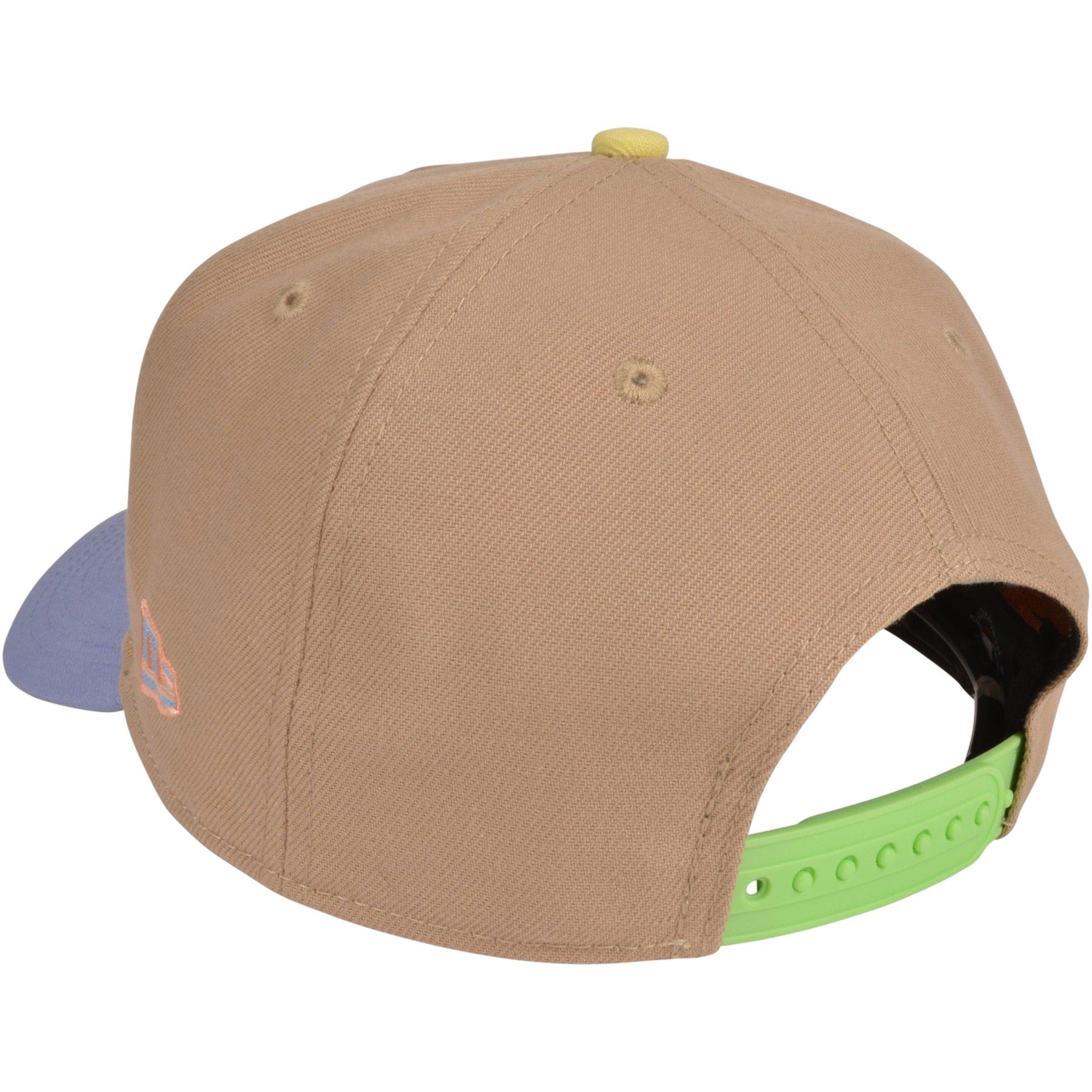 Men's New Era Kansas City Royals 9FORTY A-Frame Sweet Escape Snapback Hat-Khaki