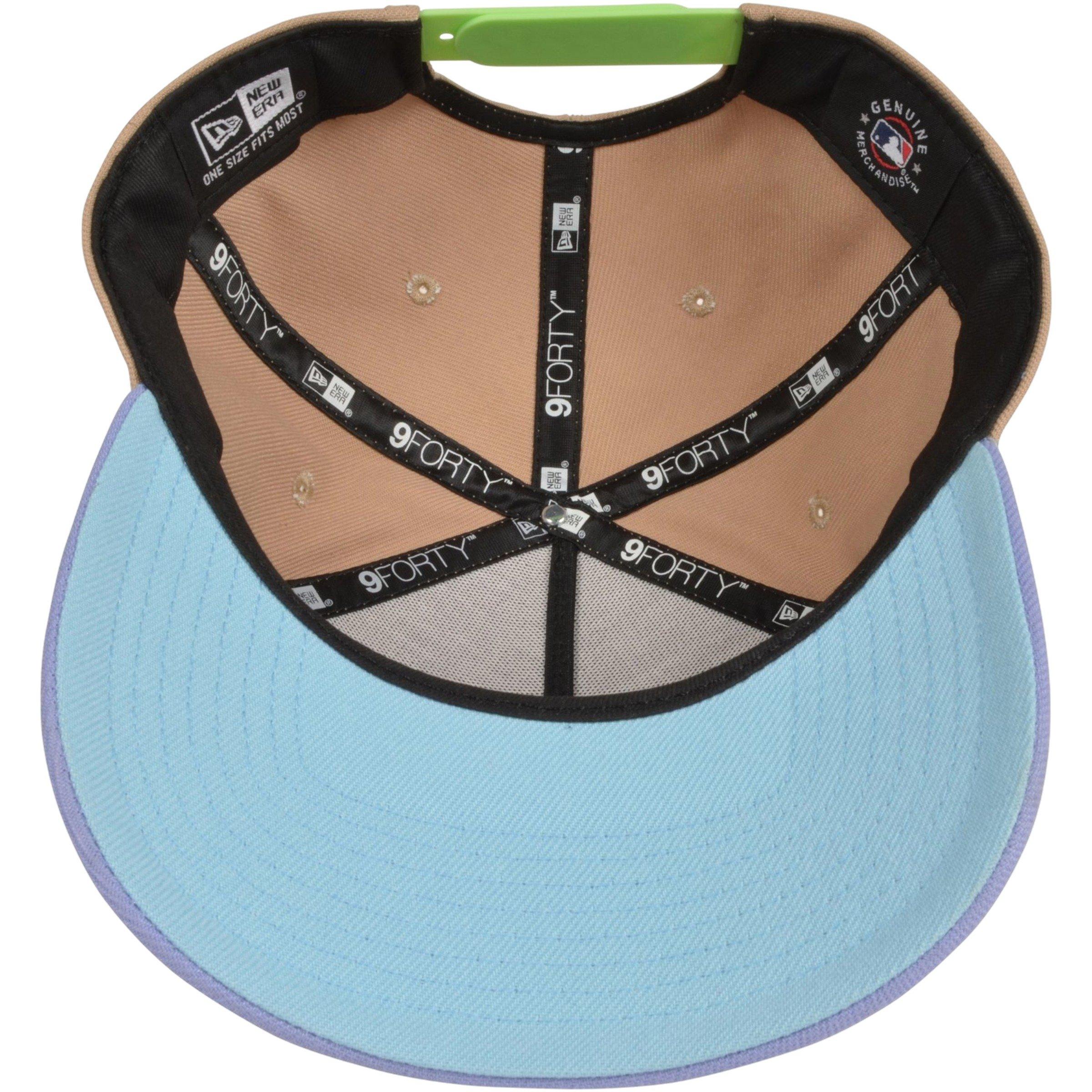 Men's New Era Kansas City Royals 9FORTY A-Frame Sweet Escape Snapback Hat-Khaki