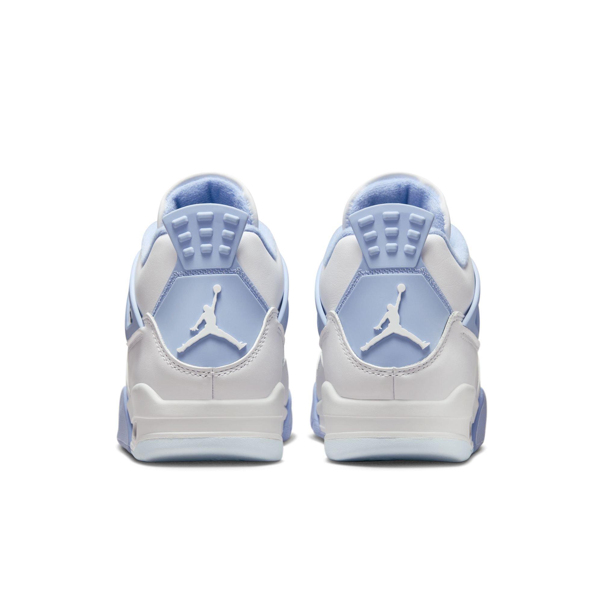 Jordan 4 Retro "Aluminum" Women's Shoe - WHITE/ALUMINUM/BLUE TINT Thumbnail View 11