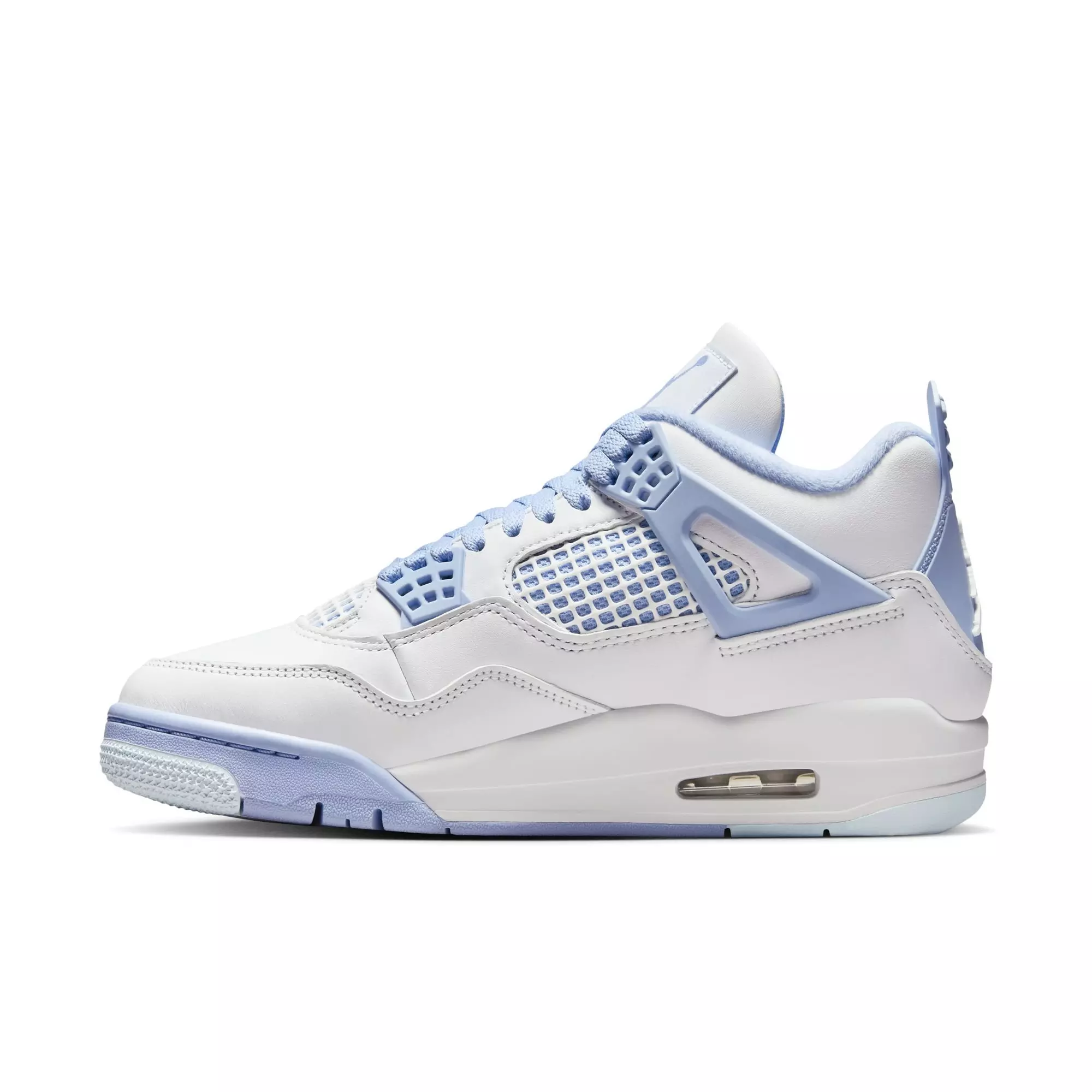Jordan 4 Retro "Aluminum" Women's Shoe - WHITE/ALUMINUM/BLUE TINT
