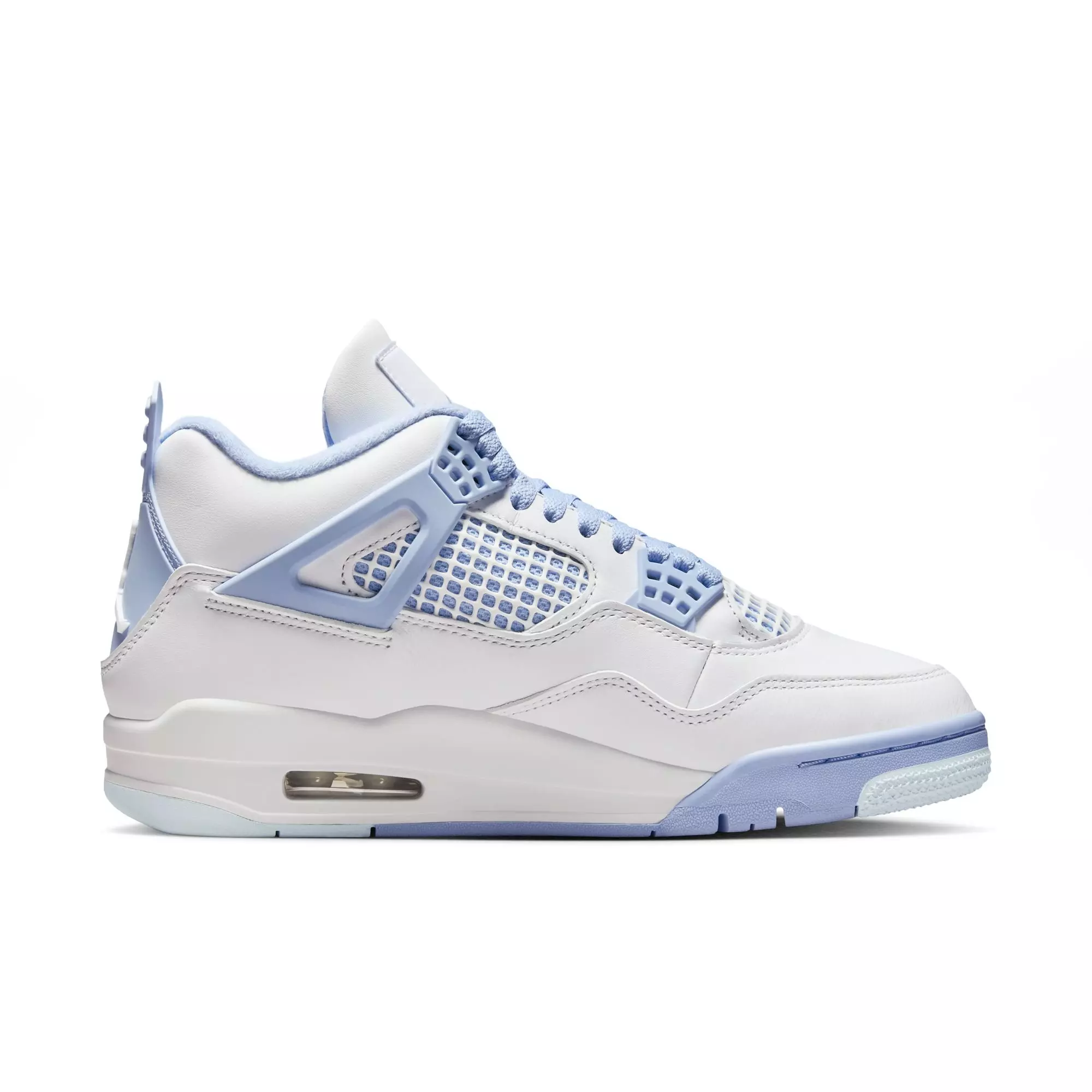 Jordan 4 Retro "Aluminum" Women's Shoe - WHITE/ALUMINUM/BLUE TINT