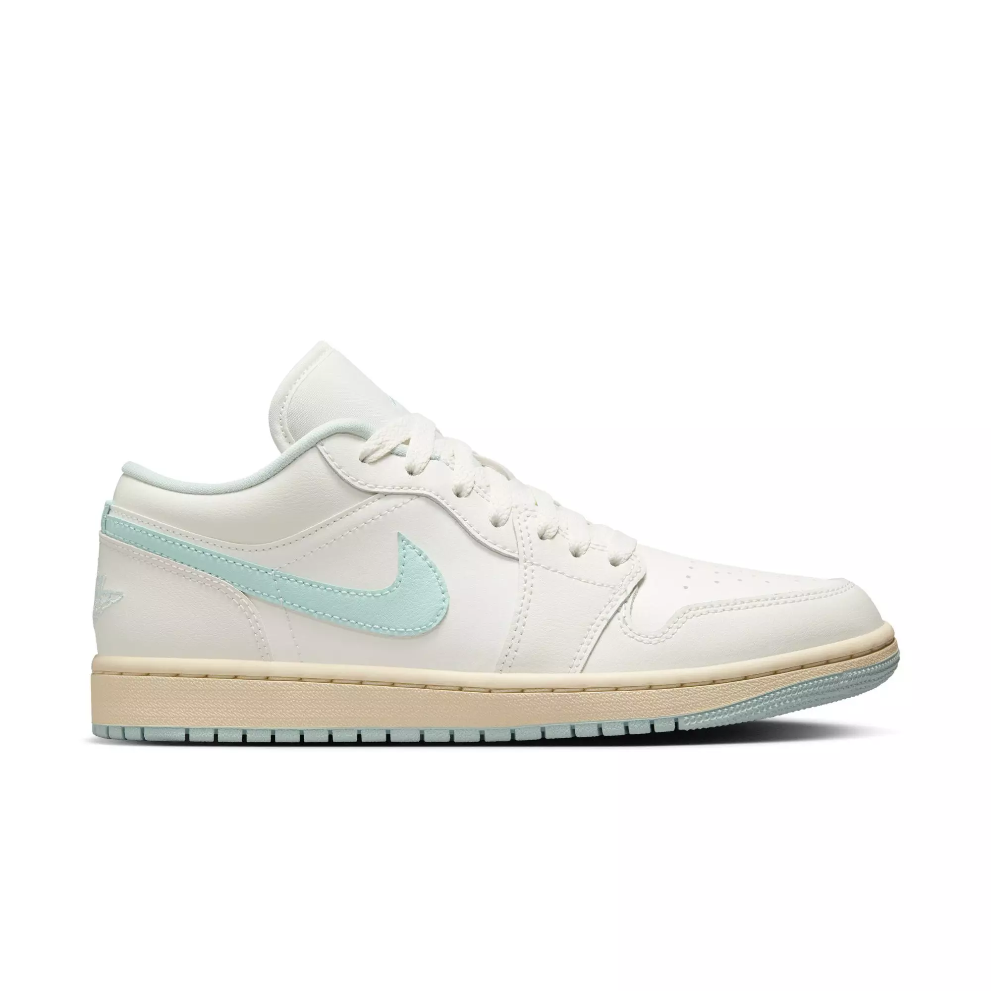 Jordan 1 Low "Sail/Igloo" Women's Shoe - WHITE/TEAL