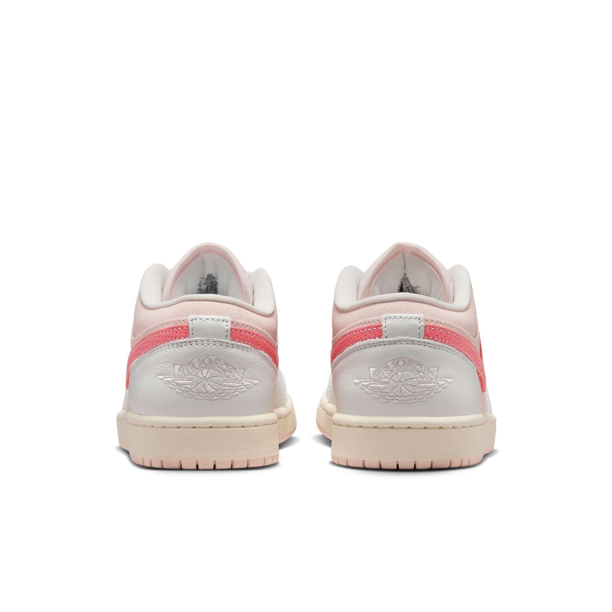 Jordan 1 Low SE "Summit White/Magic Ember/Light Soft Pink" Women's Shoe - ORANGE/OFF-WHITE Thumbnail View 7