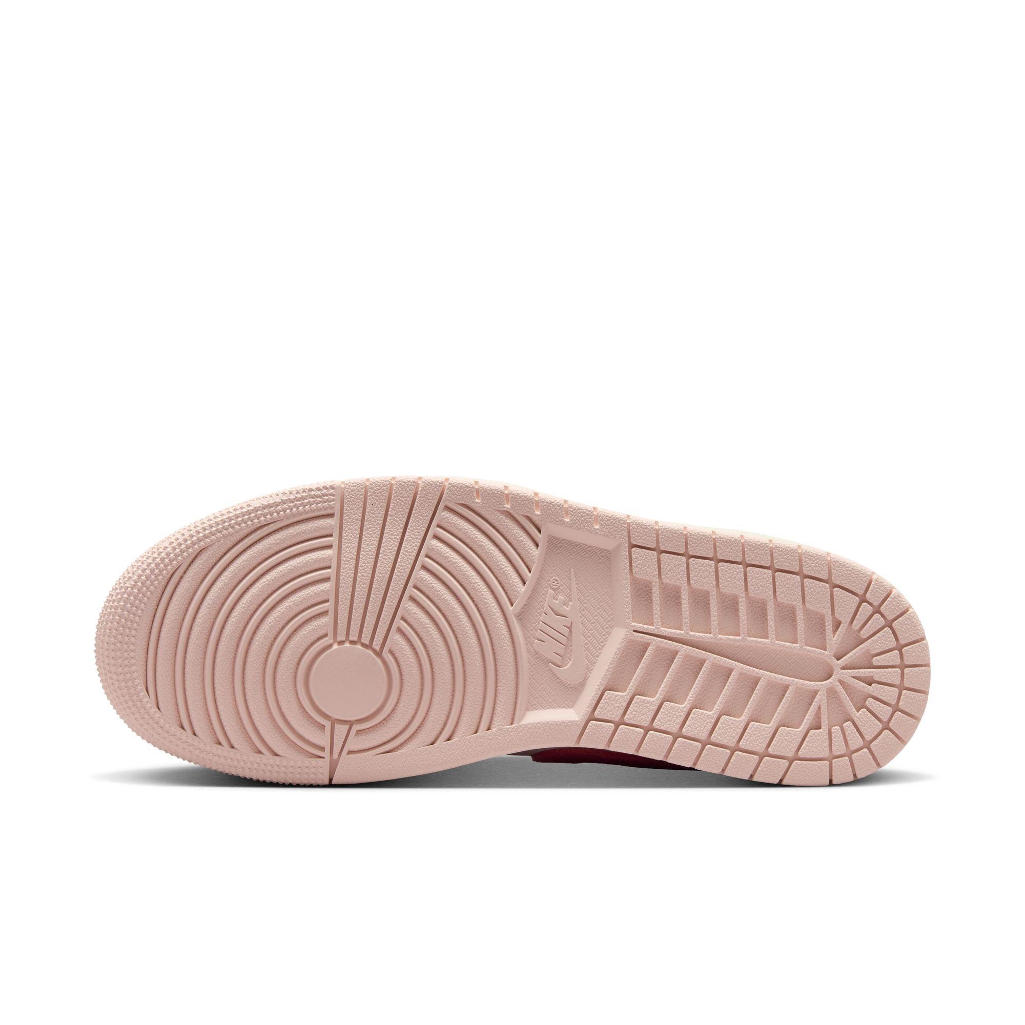 Jordan 1 Low SE "Summit White/Magic Ember/Light Soft Pink" Women's Shoe - ORANGE/OFF-WHITE Thumbnail View 8