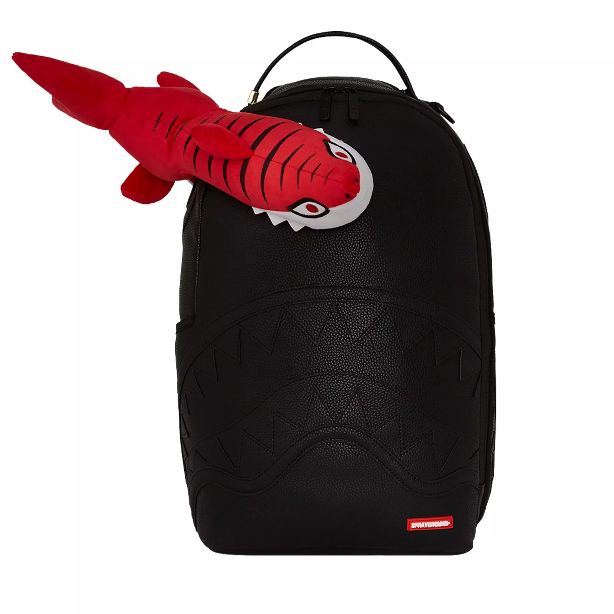 Sprayground Shark Bit Backpack - BLACK/RED