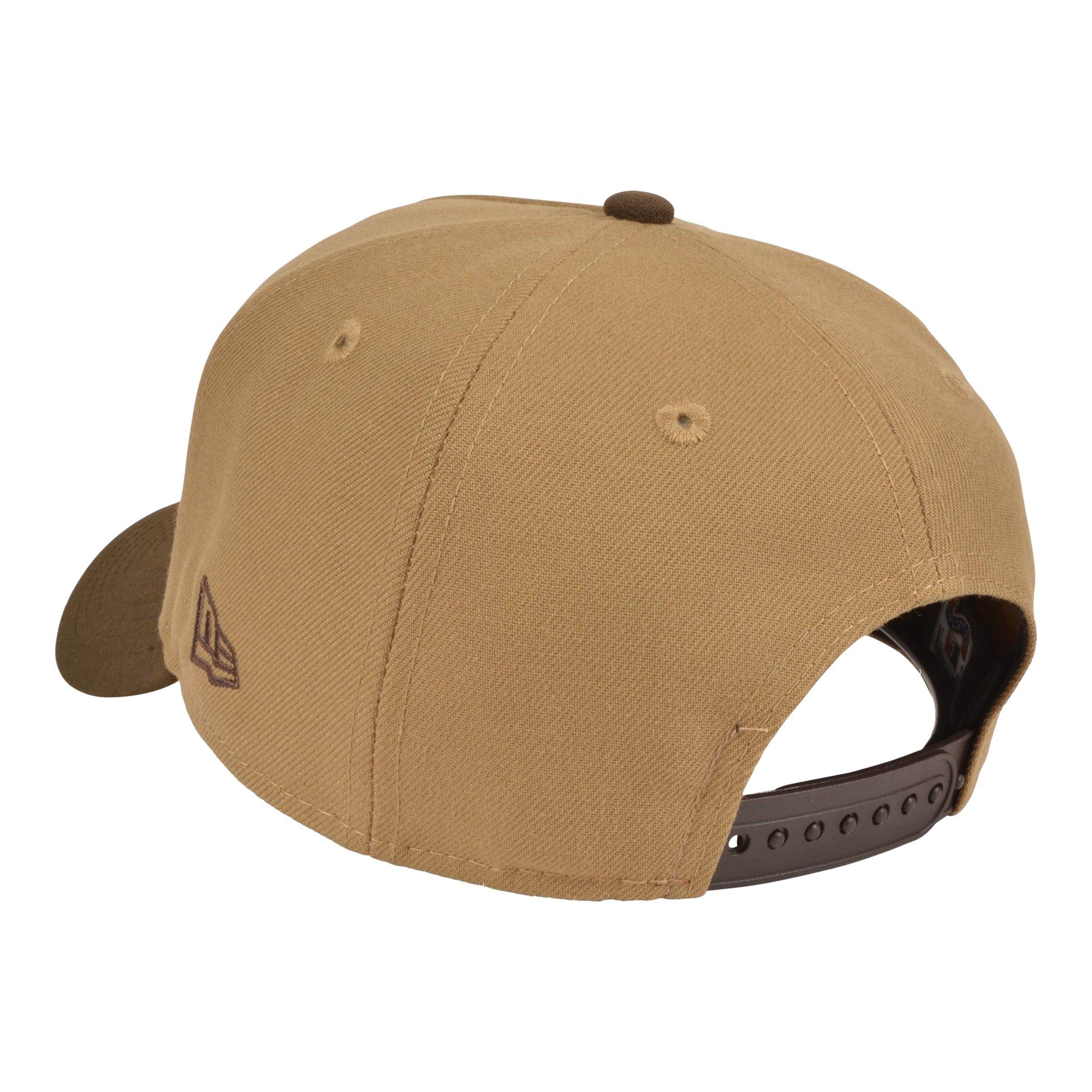 New Era White Sox 9FORTY Khaki/Walnut Snapback Hat