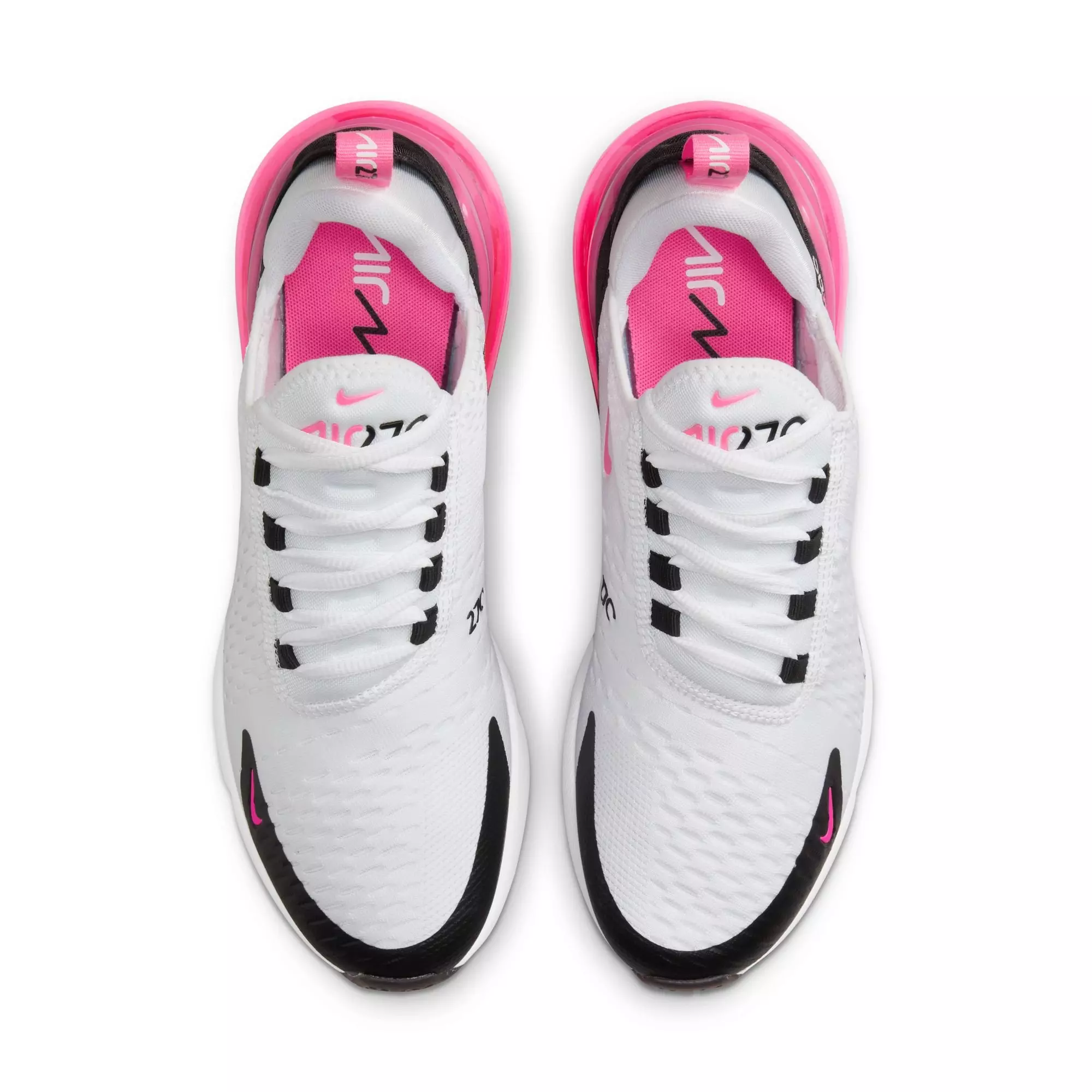Nike Air Max 270 "White/Hyper Pink/Black" Women's Shoe - WHITE/PINK
