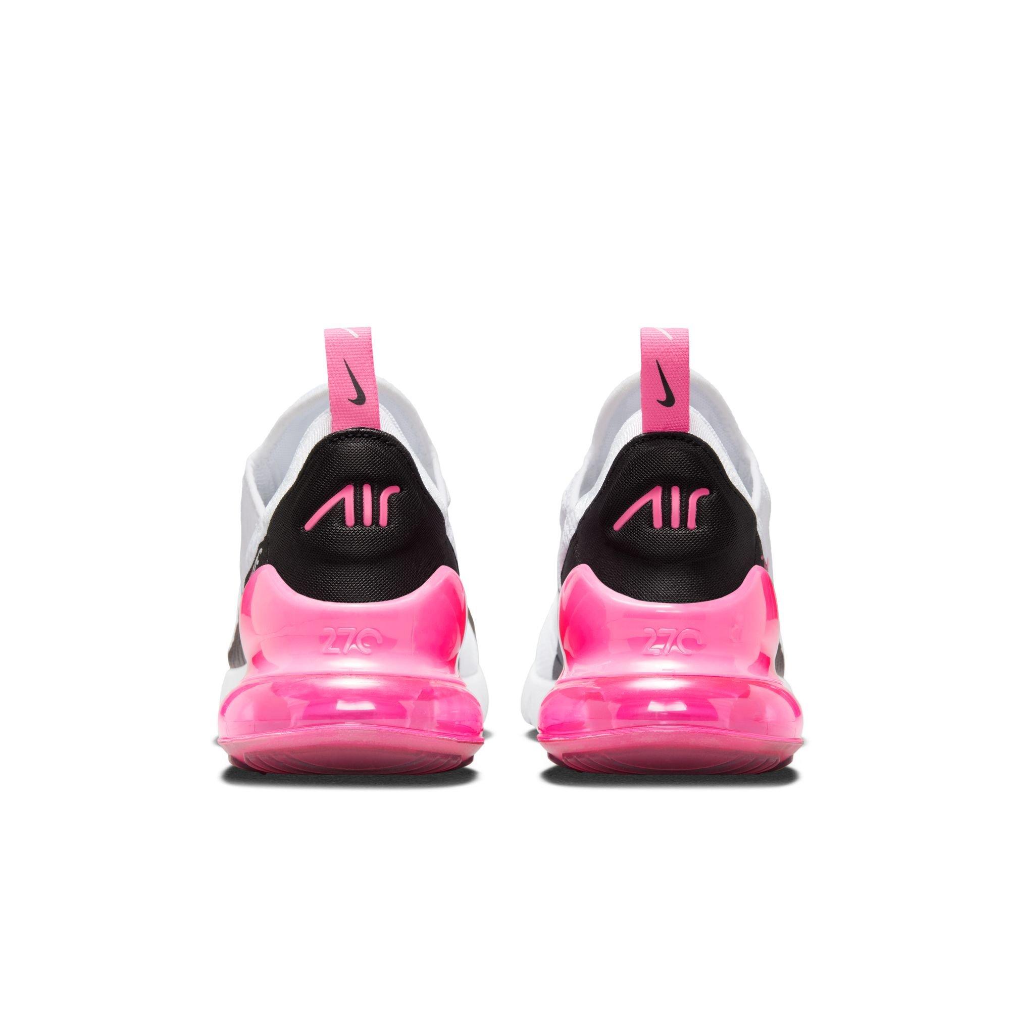 Nike Air Max 270 "White/Hyper Pink/Black" Women's Shoe - WHITE/PINK Thumbnail View 7
