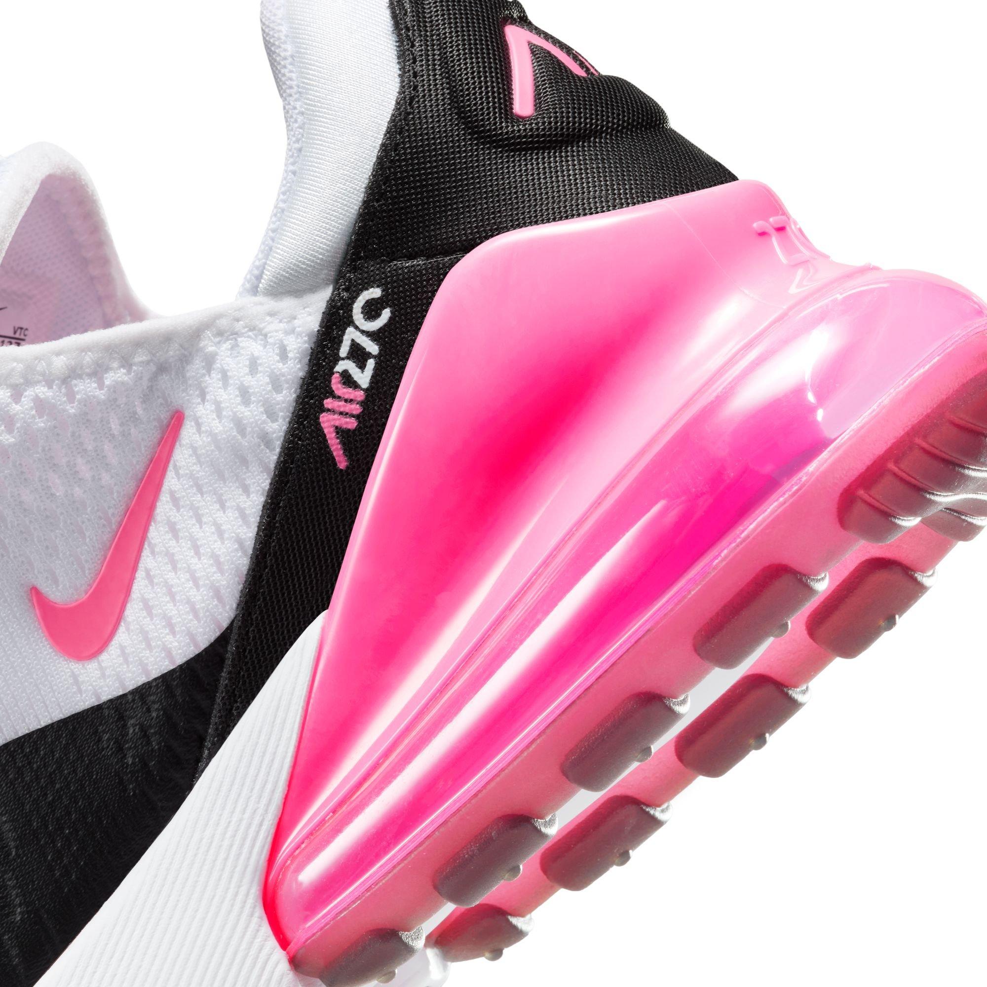 Nike Air Max 270 "White/Hyper Pink/Black" Women's Shoe - WHITE/PINK Thumbnail View 11