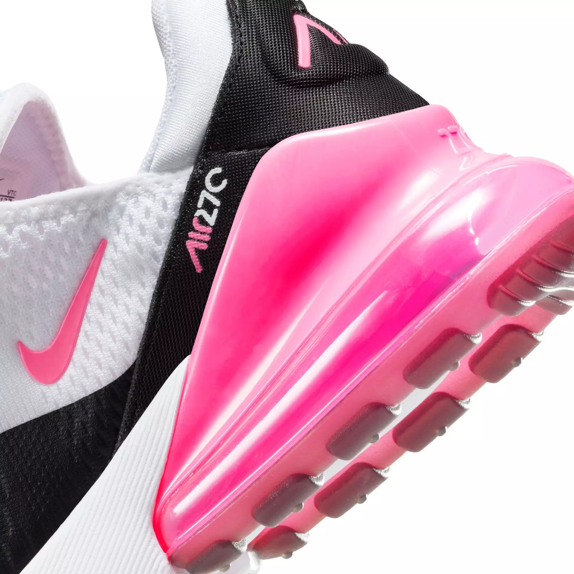 Nike Air Max 270 "White/Hyper Pink/Black" Women's Shoe - WHITE/PINK