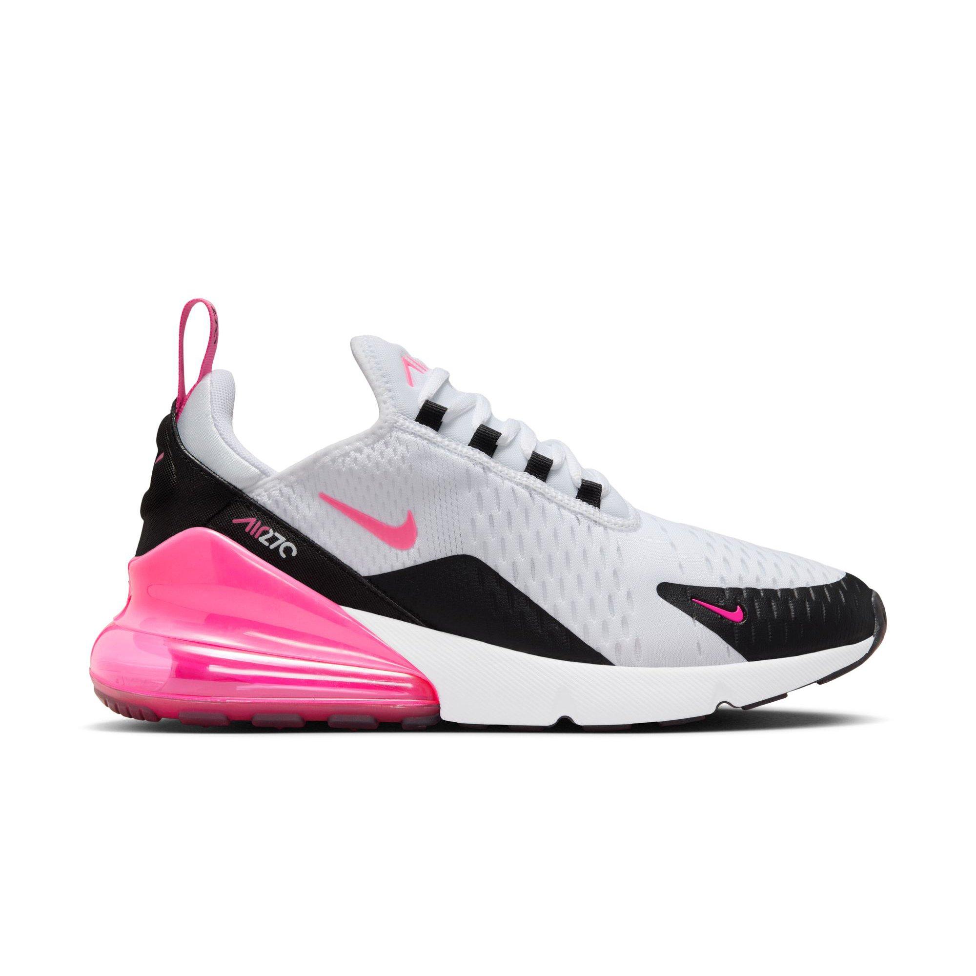 Nike Air Max 270 "White/Hyper Pink/Black" Women's Shoe - WHITE/PINK Thumbnail View 1