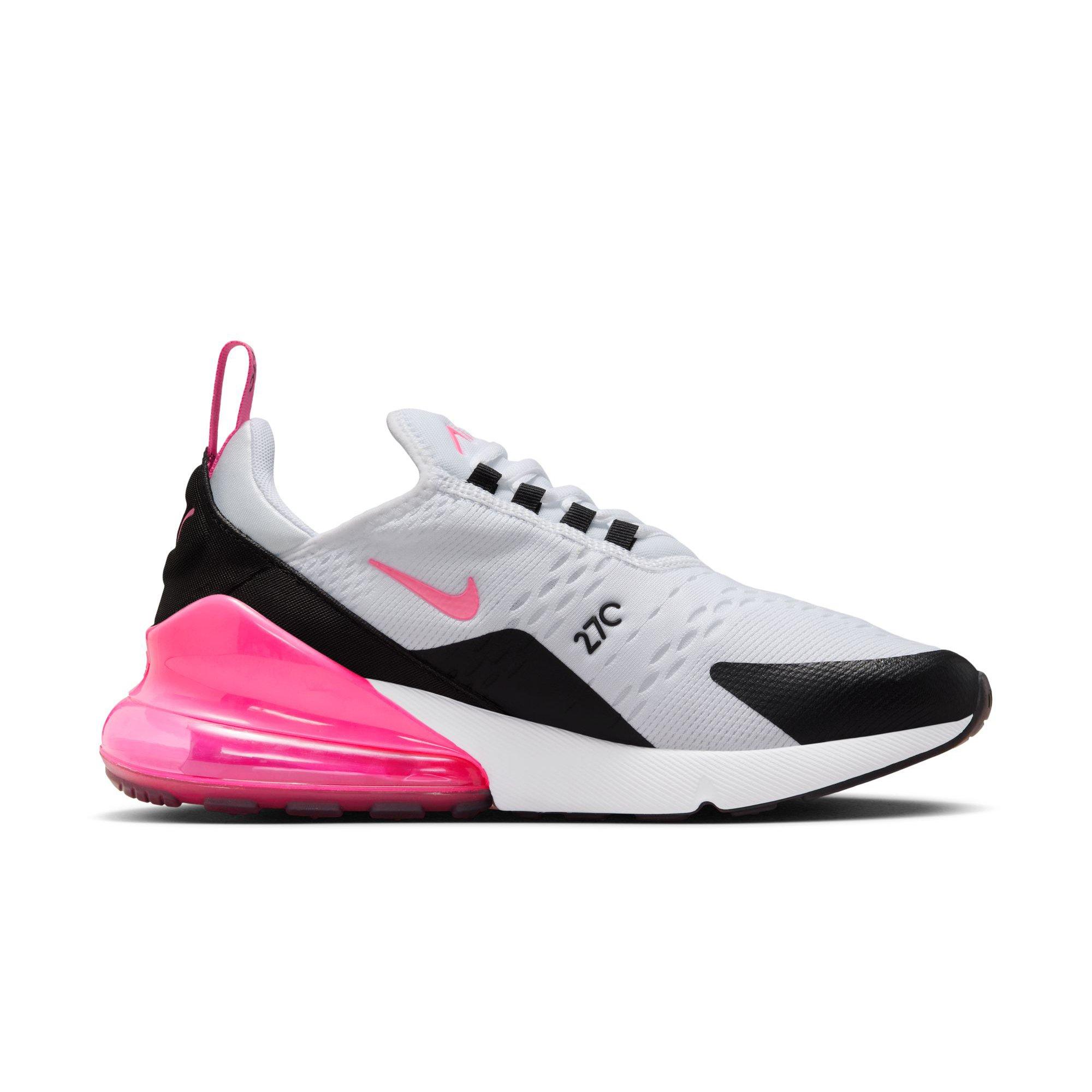 Nike Air Max 270 "White/Hyper Pink/Black" Women's Shoe - WHITE/PINK Thumbnail View 2