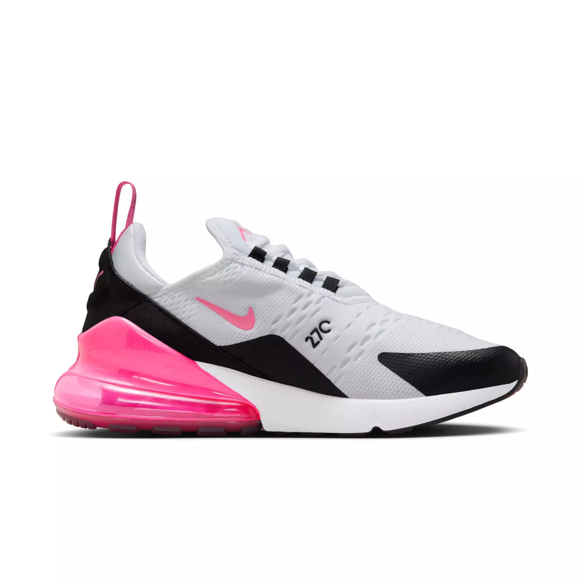 Nike Air Max 270 "White/Hyper Pink/Black" Women's Shoe - WHITE/PINK