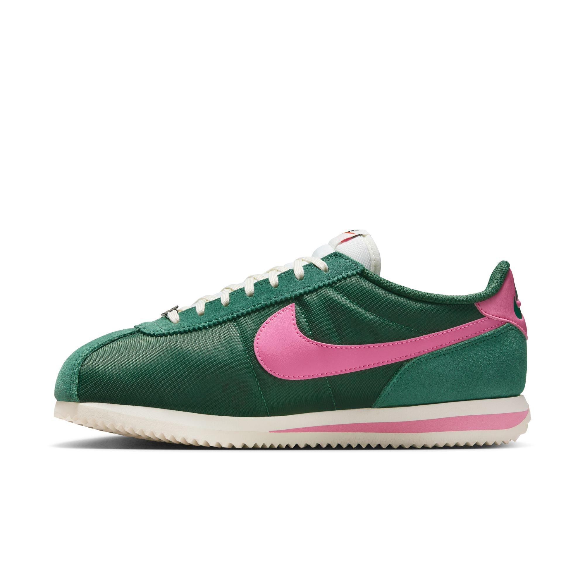 Nike Cortez "Fir/Pinksicle/Sail" Women's Shoe - GREEN/PINK Thumbnail View 4