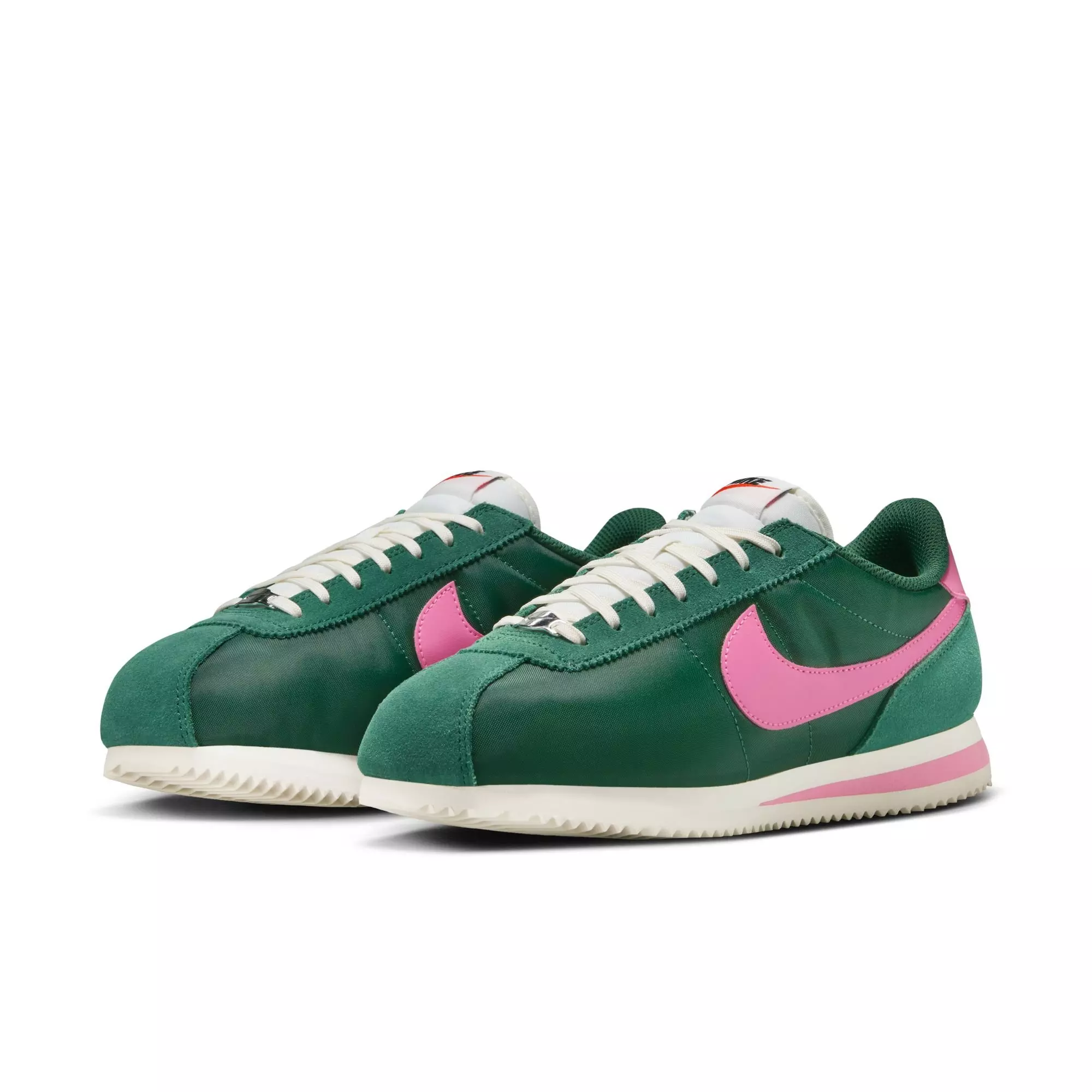 Nike Cortez "Fir/Pinksicle/Sail" Women's Shoe - GREEN/PINK