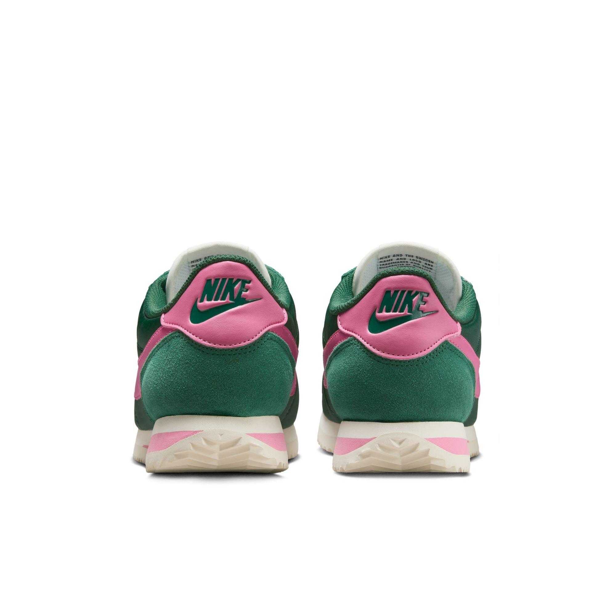 Nike Cortez "Fir/Pinksicle/Sail" Women's Shoe - GREEN/PINK Thumbnail View 7