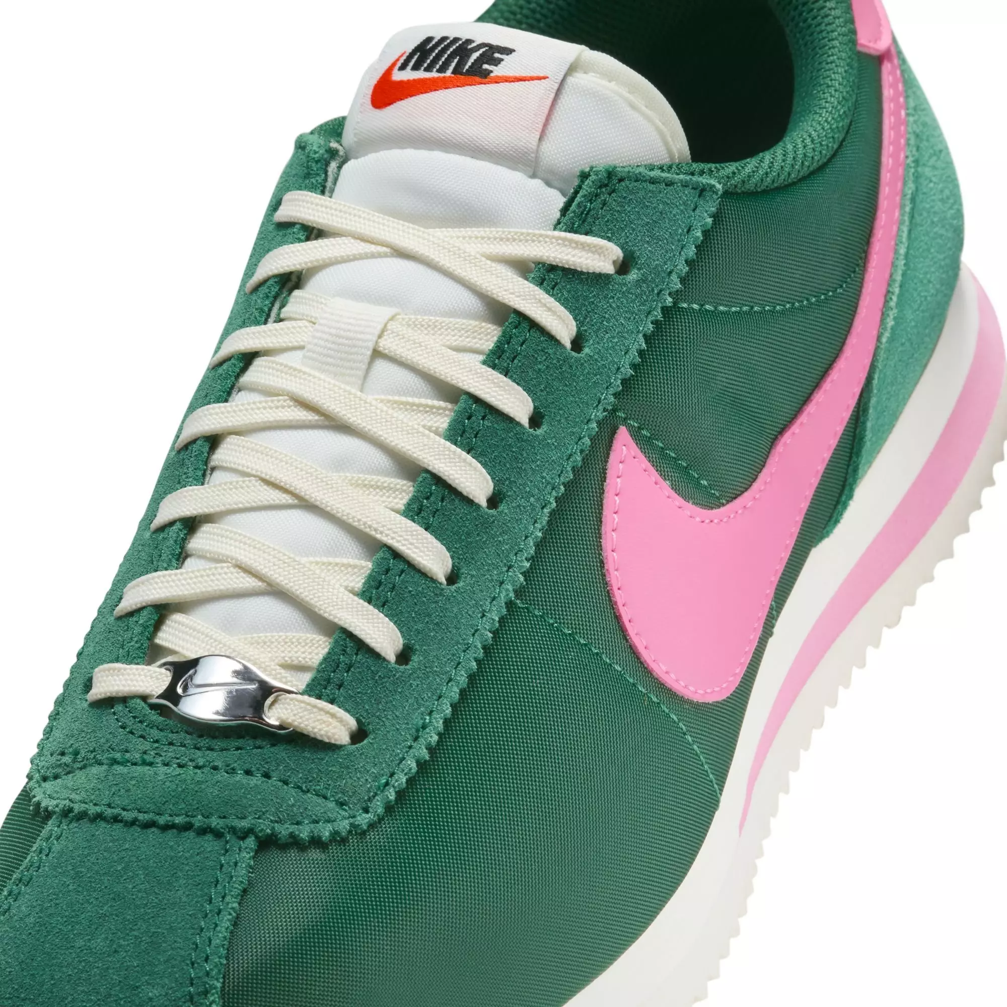 Nike Cortez "Fir/Pinksicle/Sail" Women's Shoe - GREEN/PINK