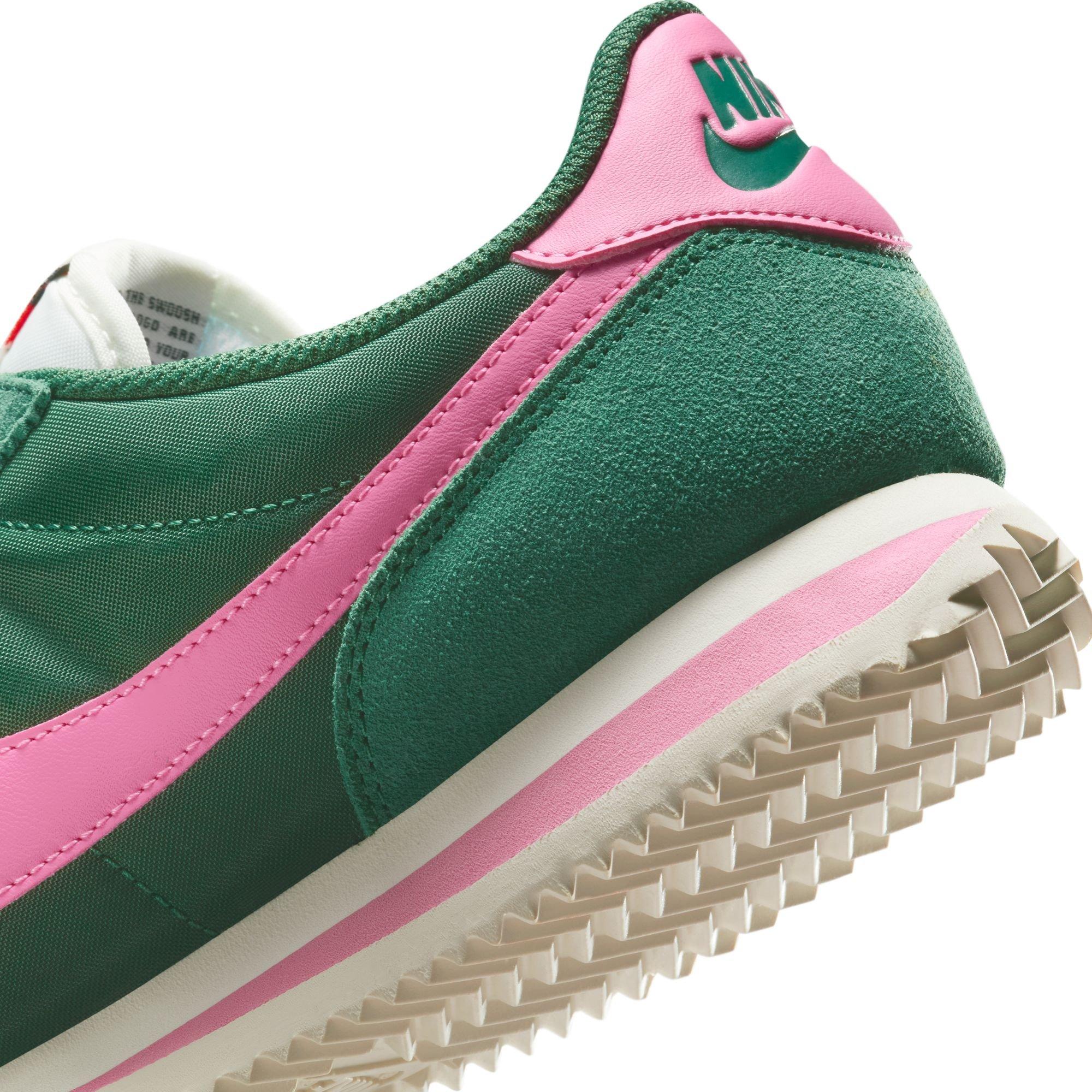 Nike Cortez "Fir/Pinksicle/Sail" Women's Shoe - GREEN/PINK Thumbnail View 10