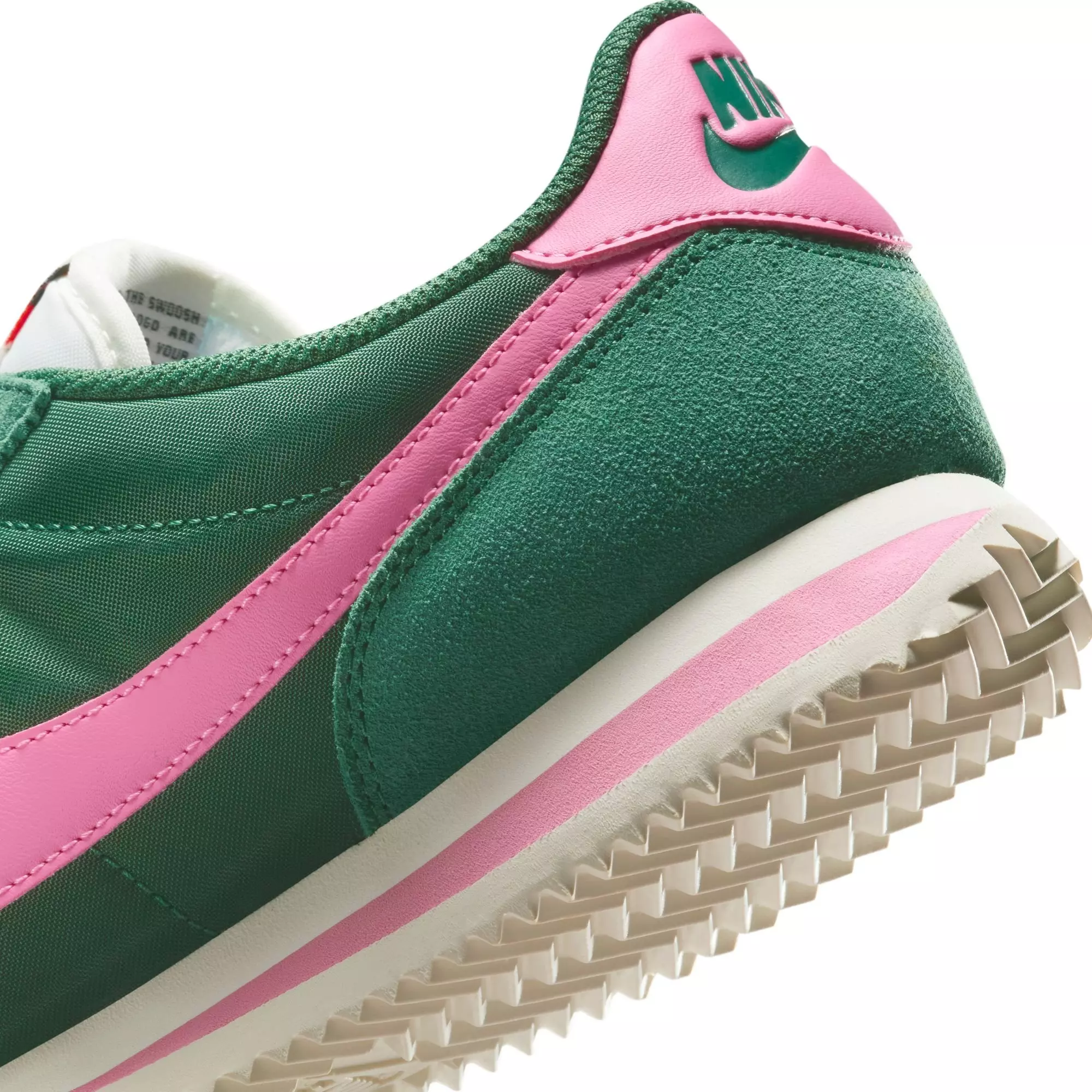 Nike Cortez "Fir/Pinksicle/Sail" Women's Shoe - GREEN/PINK