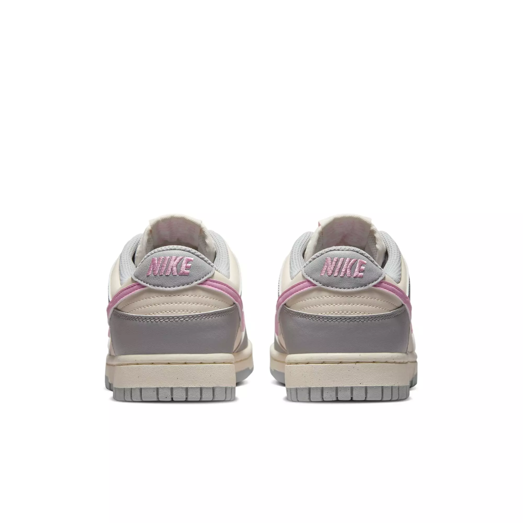 Nike Dunk Low Next Nature "Light Grey/Pink Rise/Pale Ivory" Women's Shoe - GREY/PINK