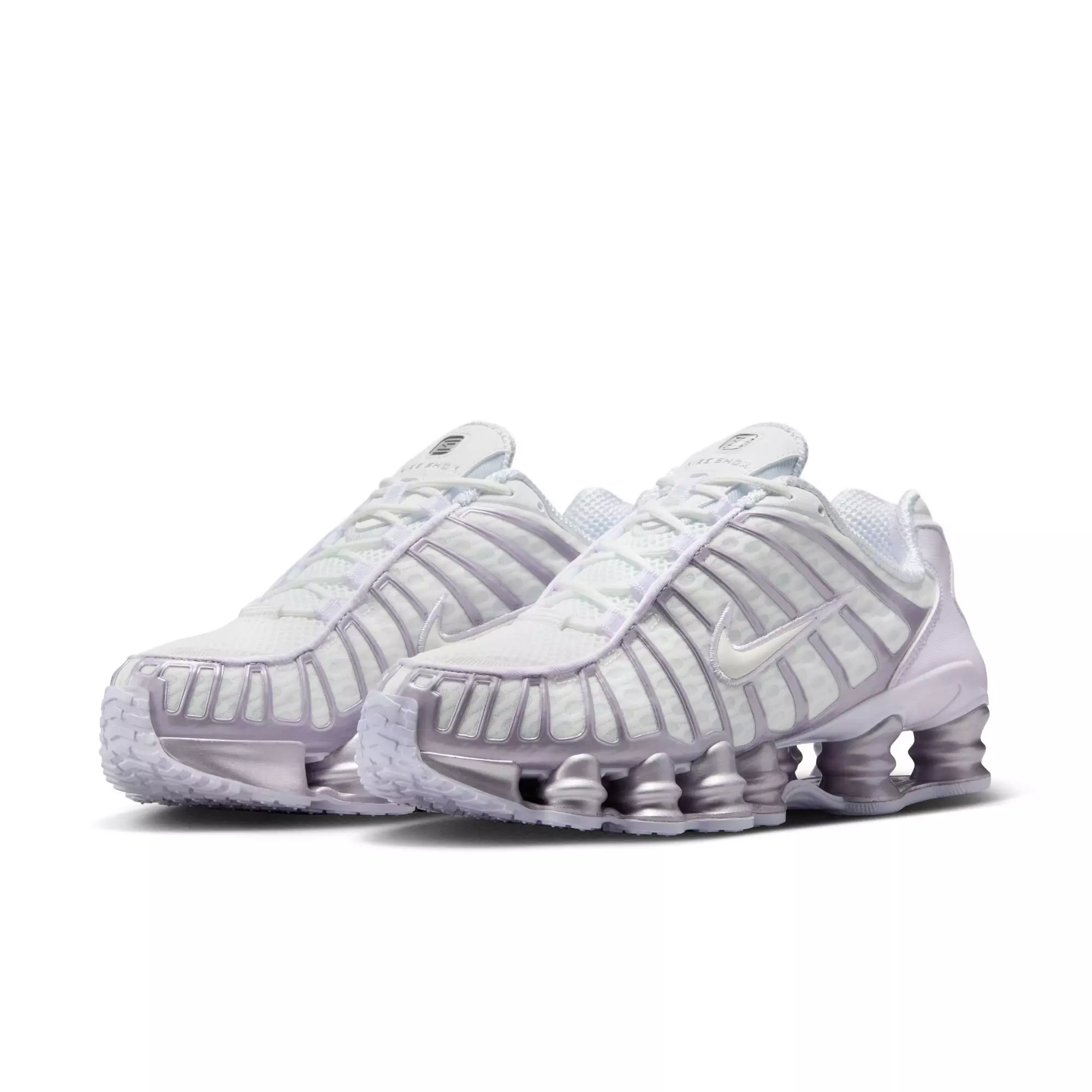 Nike Shox TL "Summit White/Sail/Barely Grape" Women's Shoe - WHITE/PURPLE