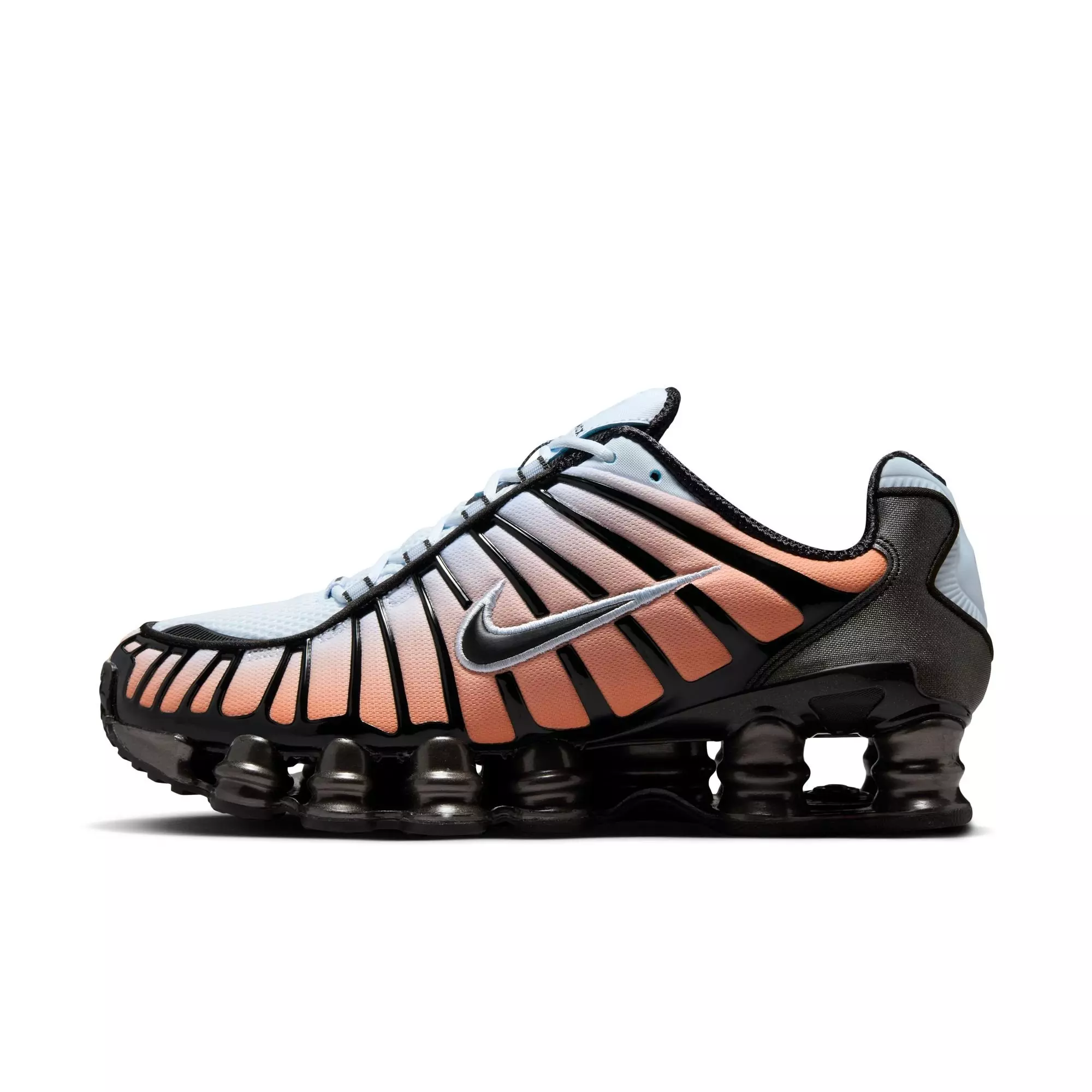 Nike Shox TL "Blue Tint/Black/Total Orange" Women's Shoe - BLUE/ORANGE