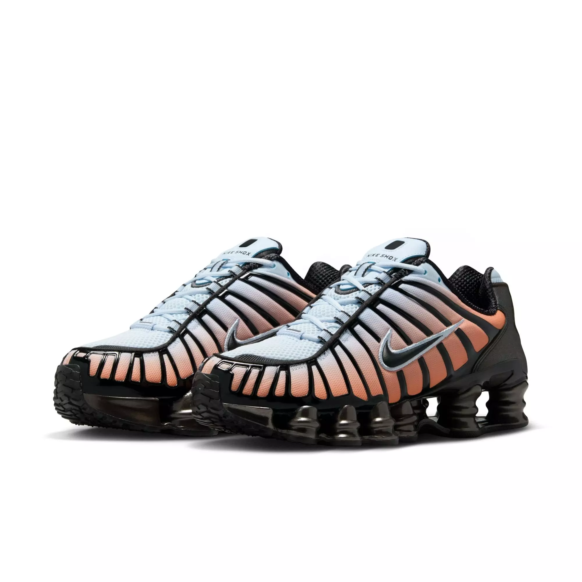Nike Shox TL "Blue Tint/Black/Total Orange" Women's Shoe - BLUE/ORANGE