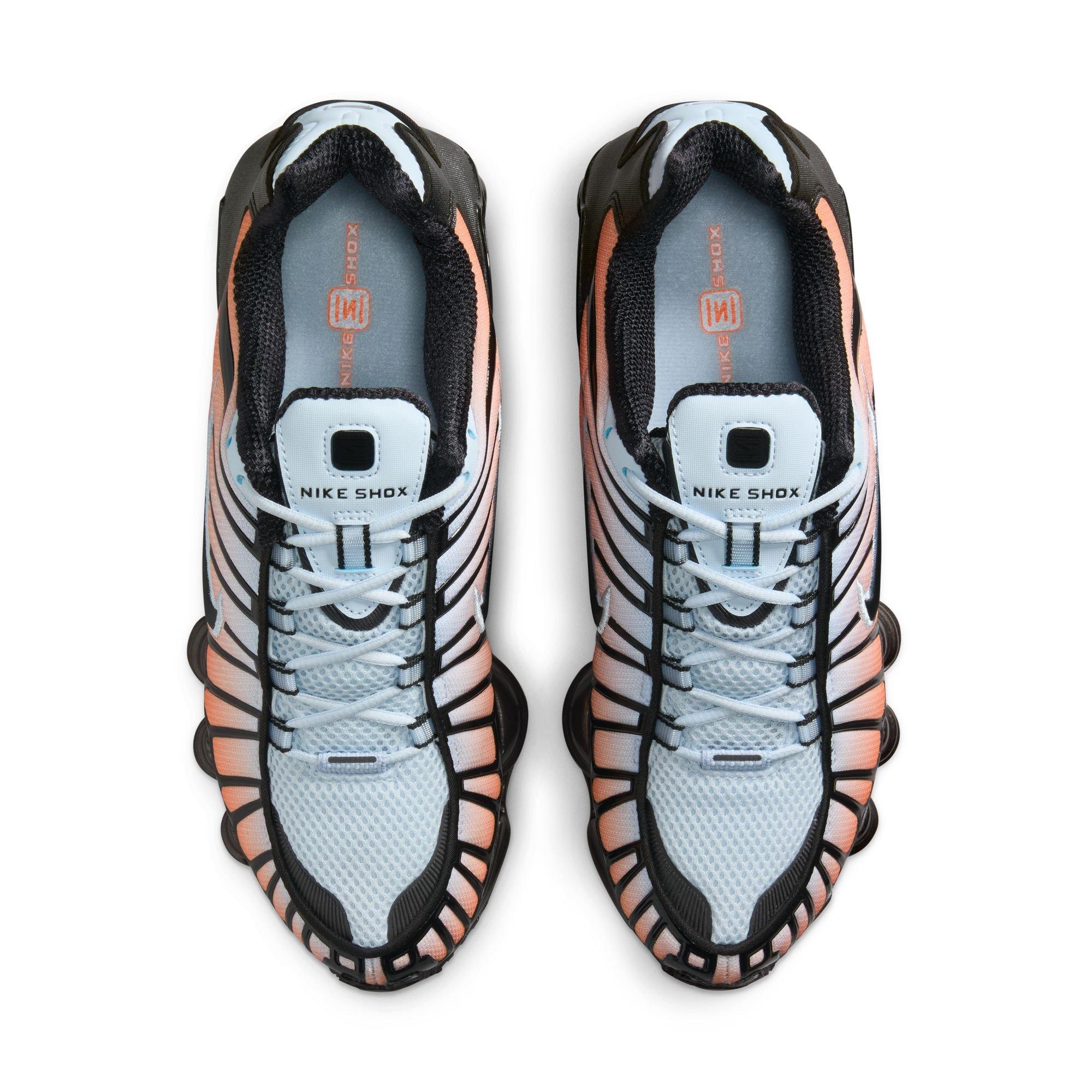 Nike Shox TL "Blue Tint/Black/Total Orange" Women's Shoe - BLUE/ORANGE Thumbnail View 6
