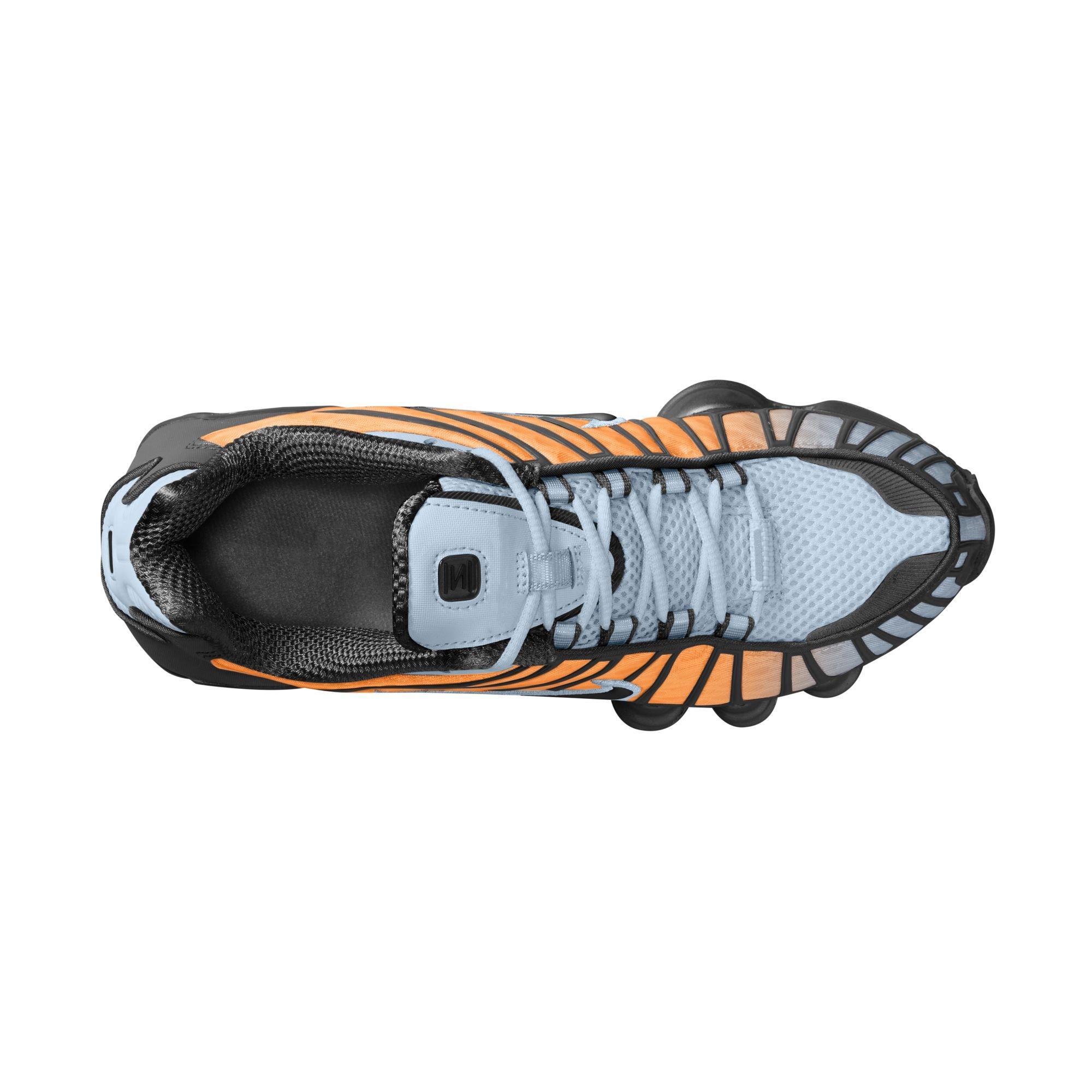 Nike Shox TL "Blue Tint/Black/Total Orange" Women's Shoe - BLUE/ORANGE Thumbnail View 8