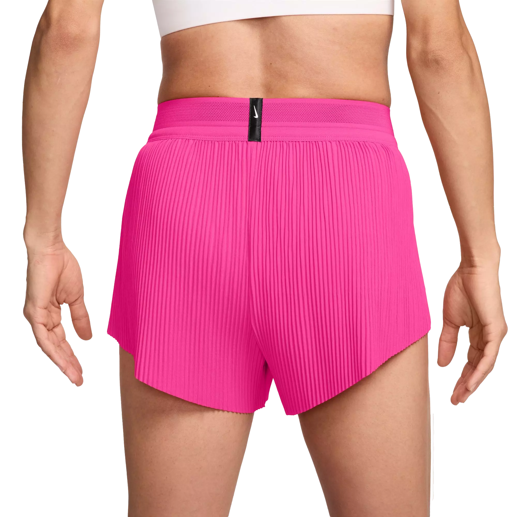 Nike Women's AeroSwift Dri-FIT ADV Mid-Rise Brief-Lined 3" Running Shorts - Pink - PINK
