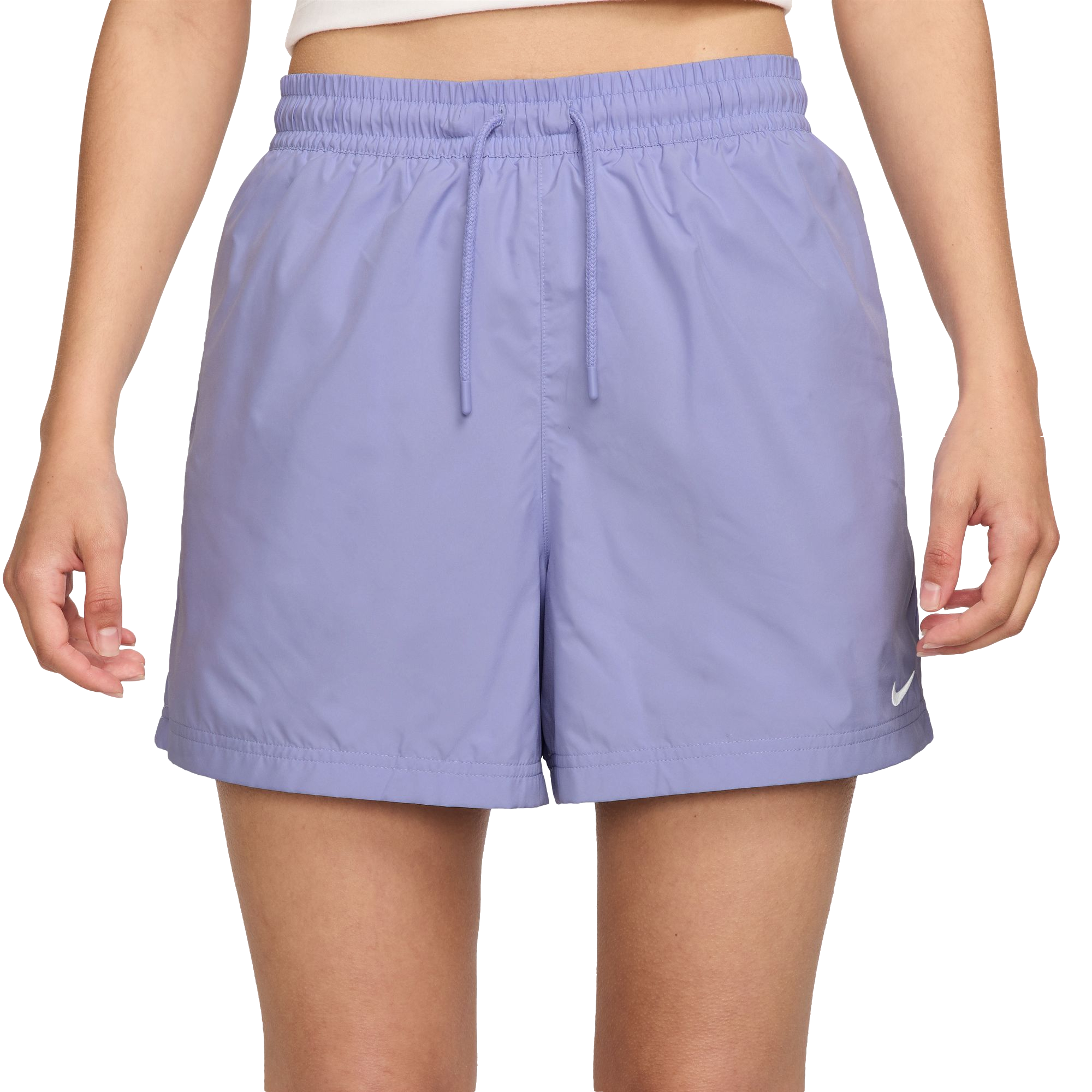 Nike Women's Sportswear Classic Wovens Mid-Rise Shorts - LILAC Thumbnail View 1